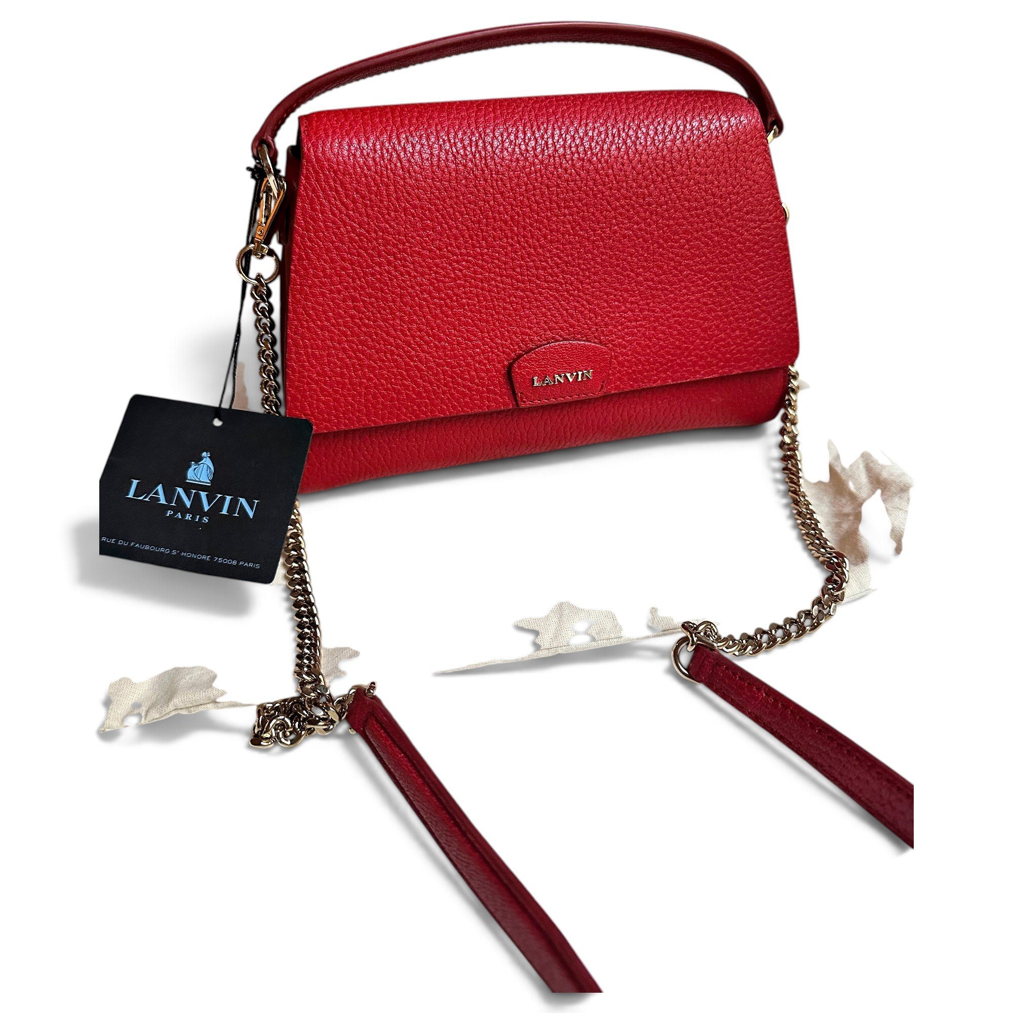 Leather handbag