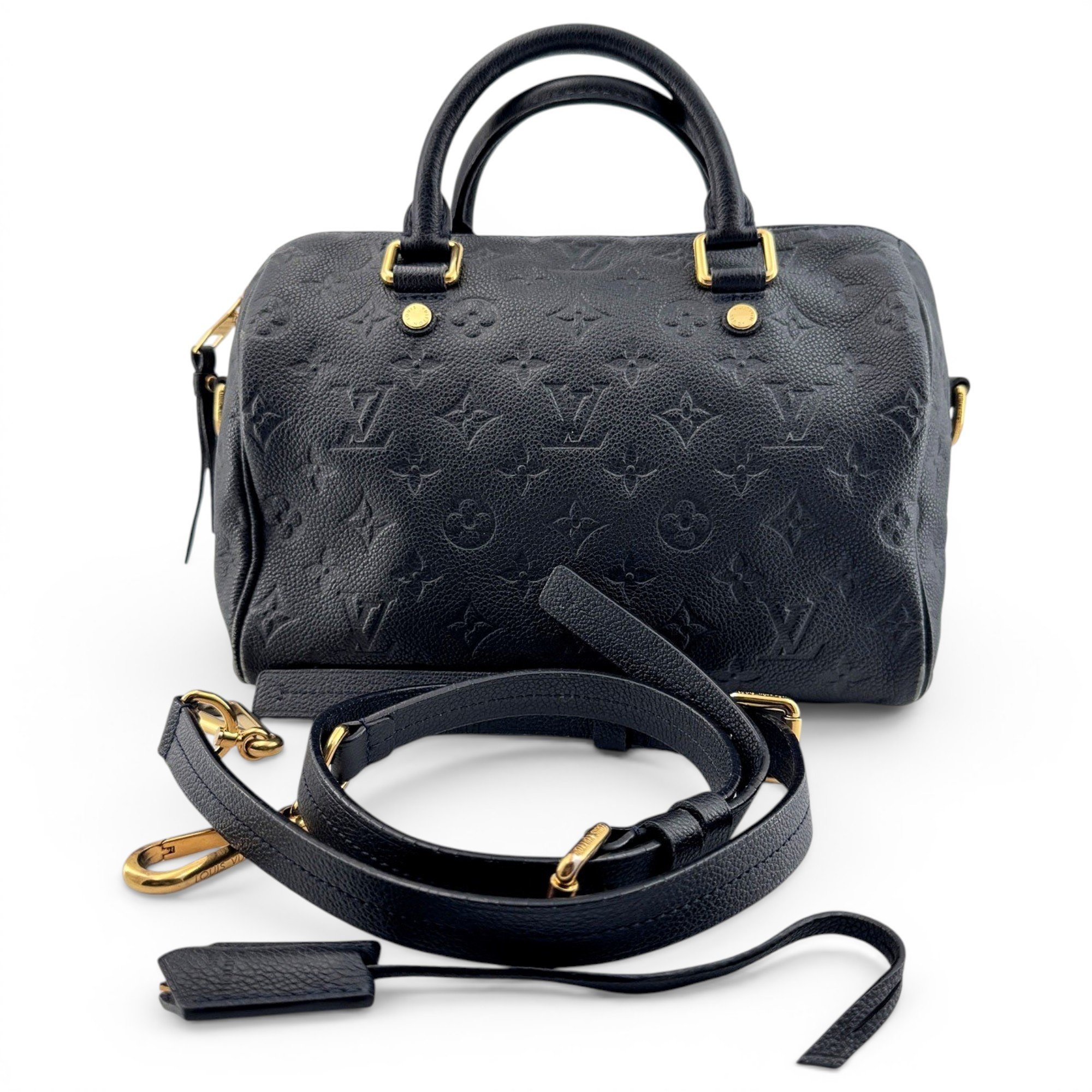 Speedy leather handbag