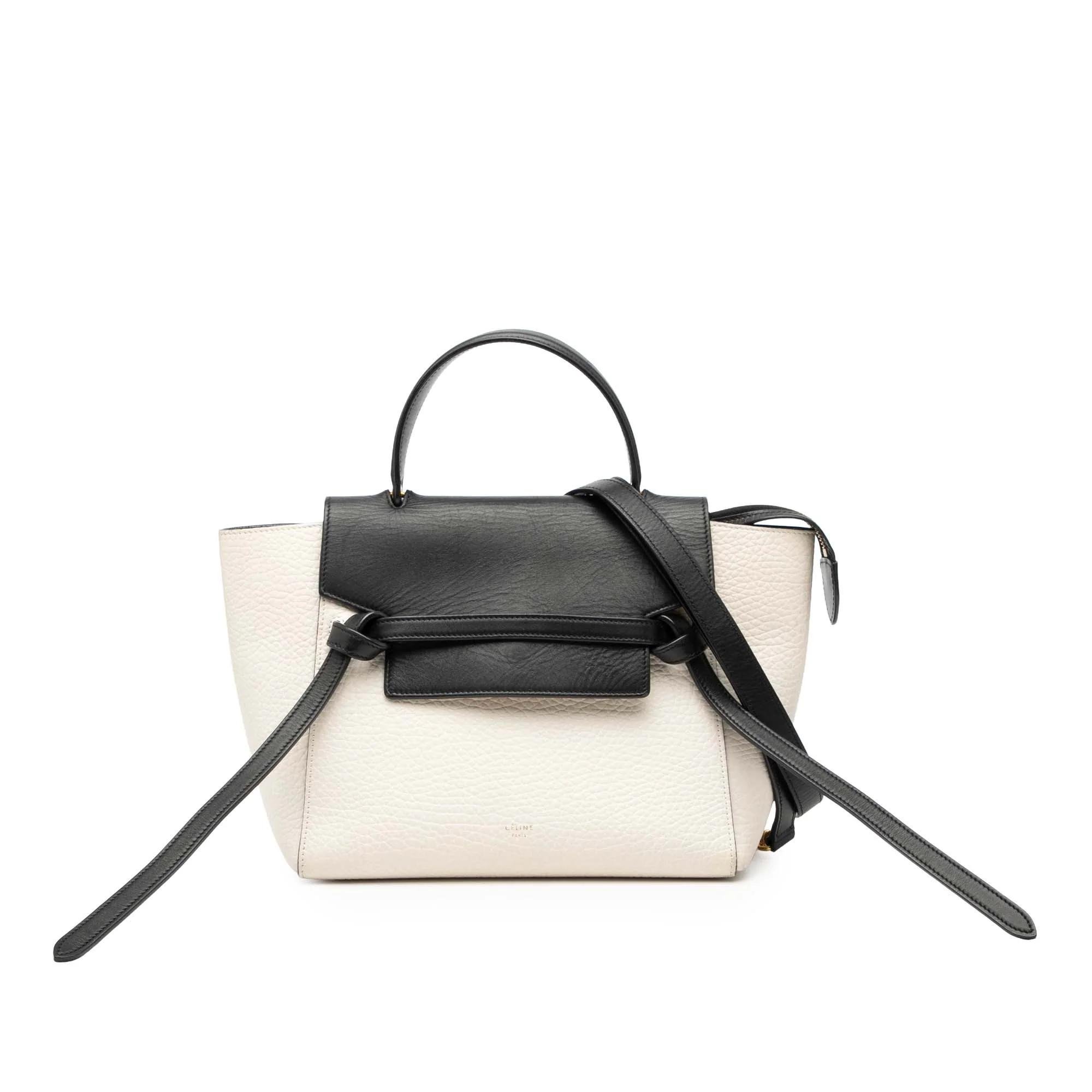 Belt leather satchel