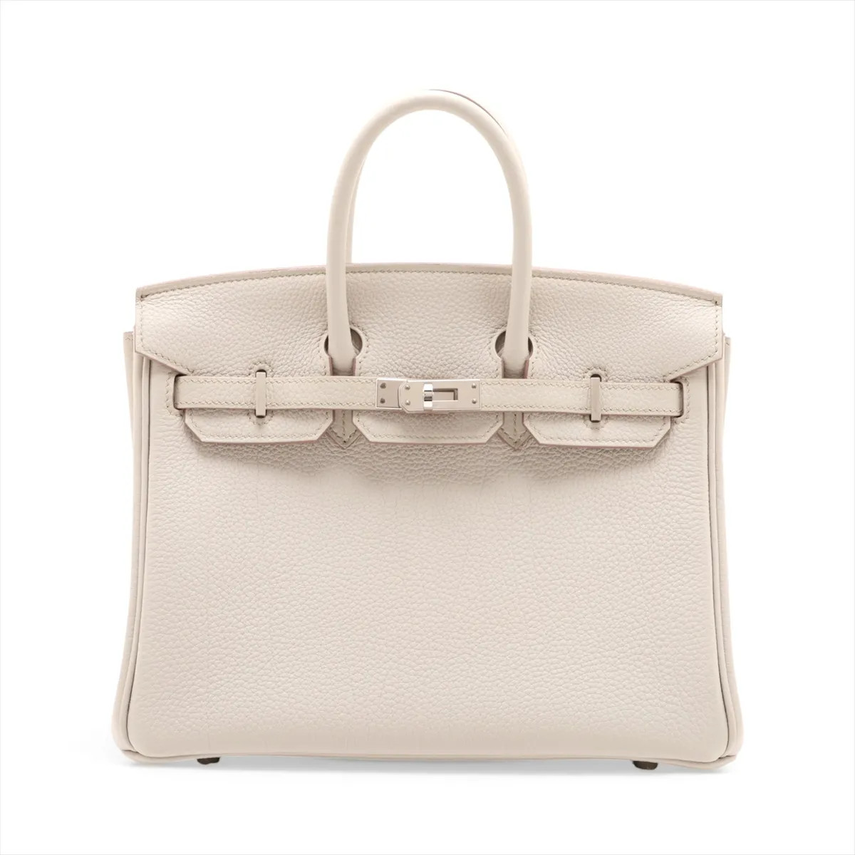 Hermès Birkin 25 Le Tournay Togo Beton Silver Metal Fittings