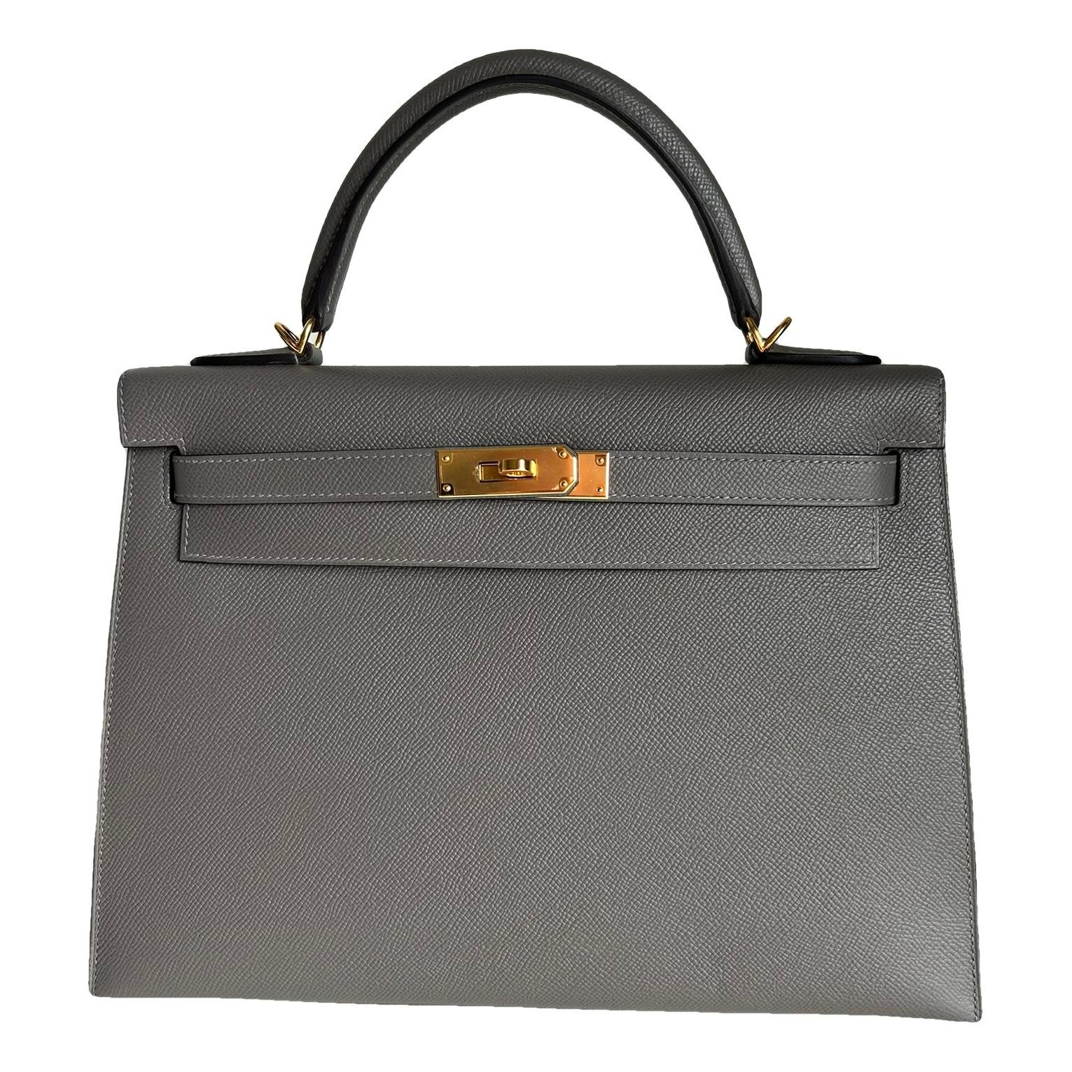 Kelly 32 leather handbag