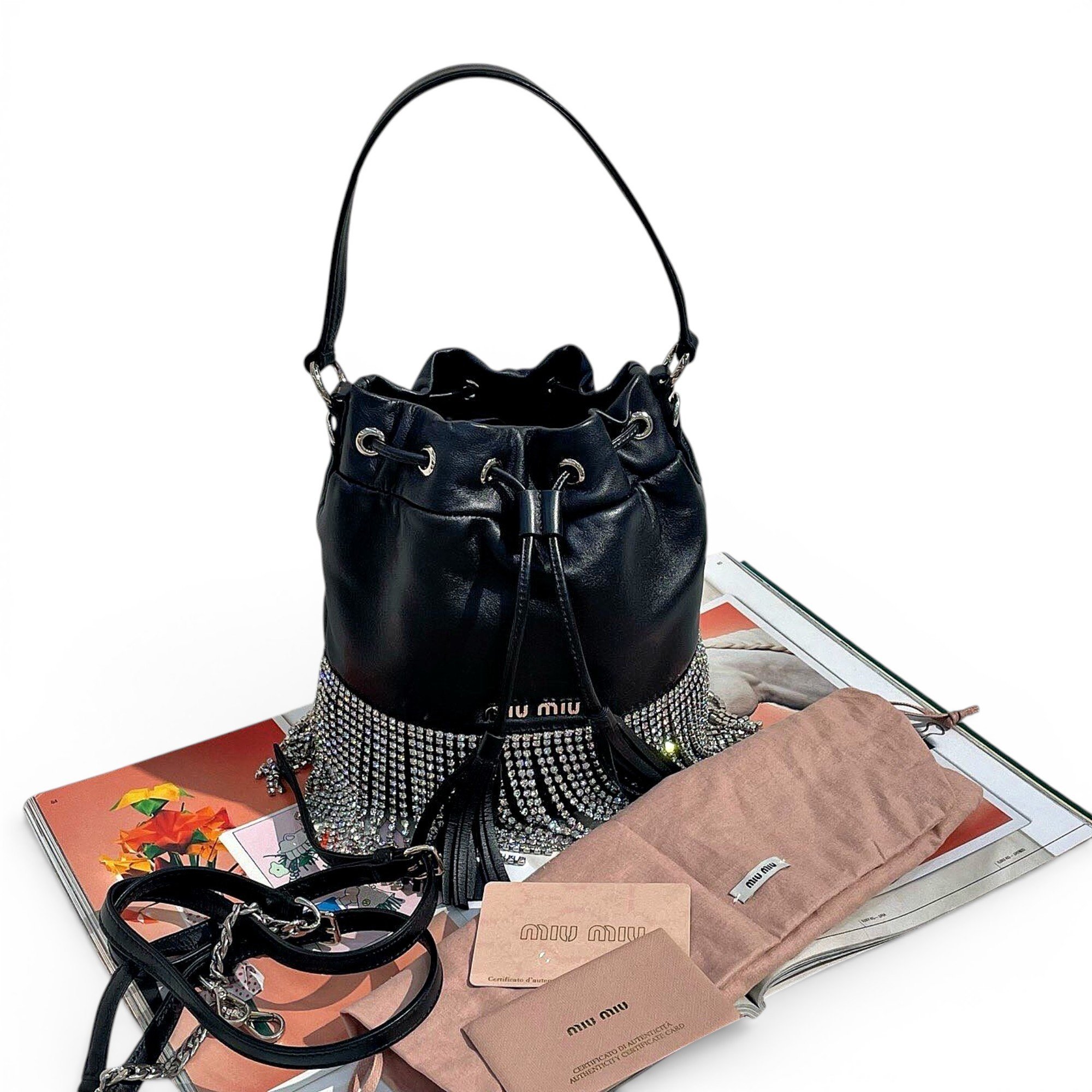 Leather handbag