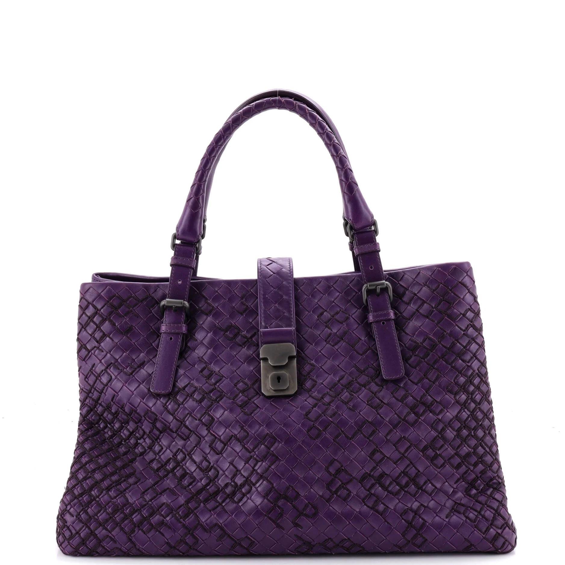 Leather tote