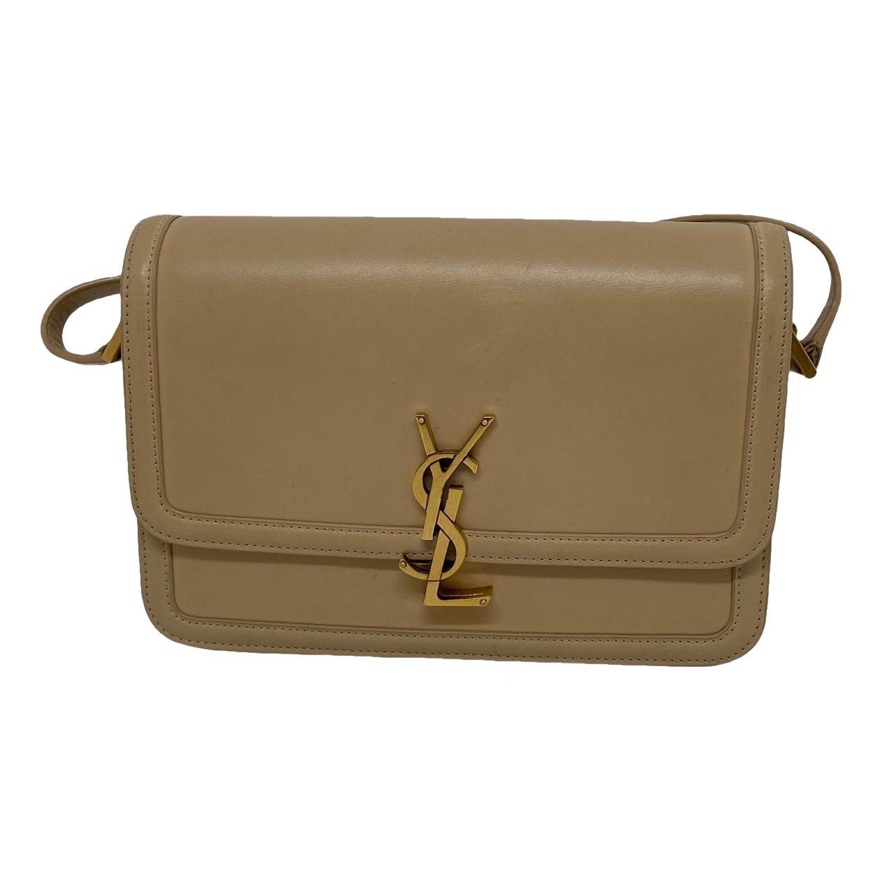 Solférino leather handbag