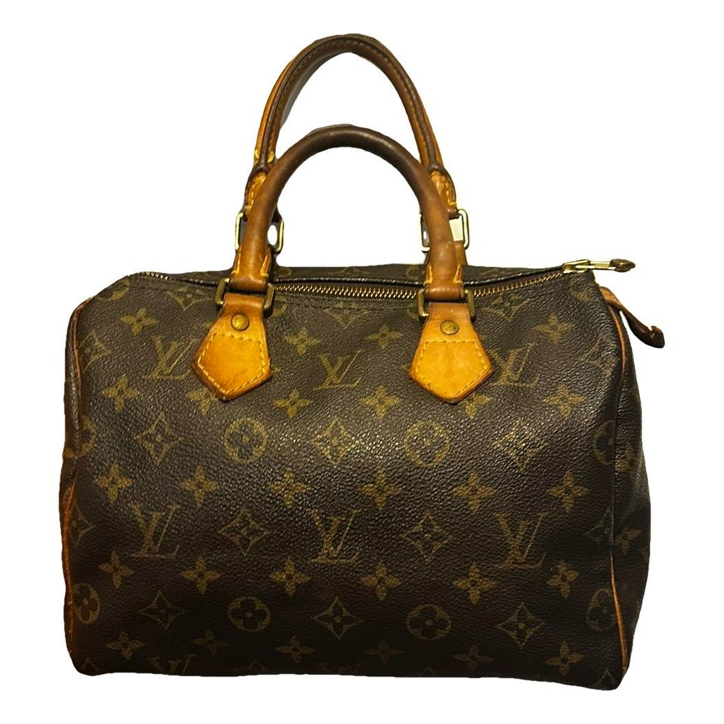 Speedy leather handbag