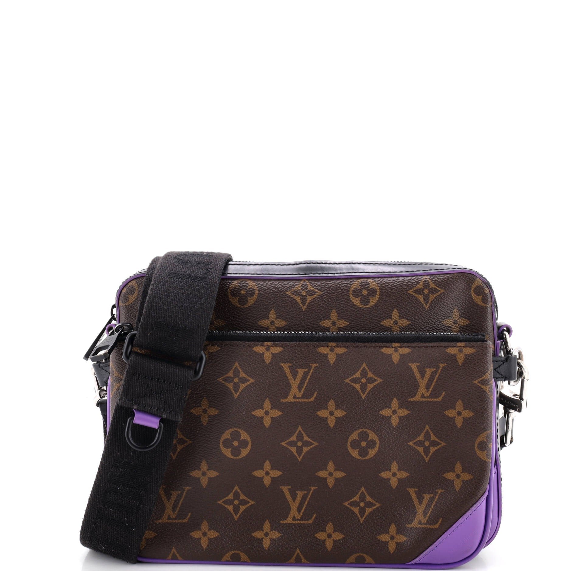 Trio Messenger Bag Macassar Monogram Canvas