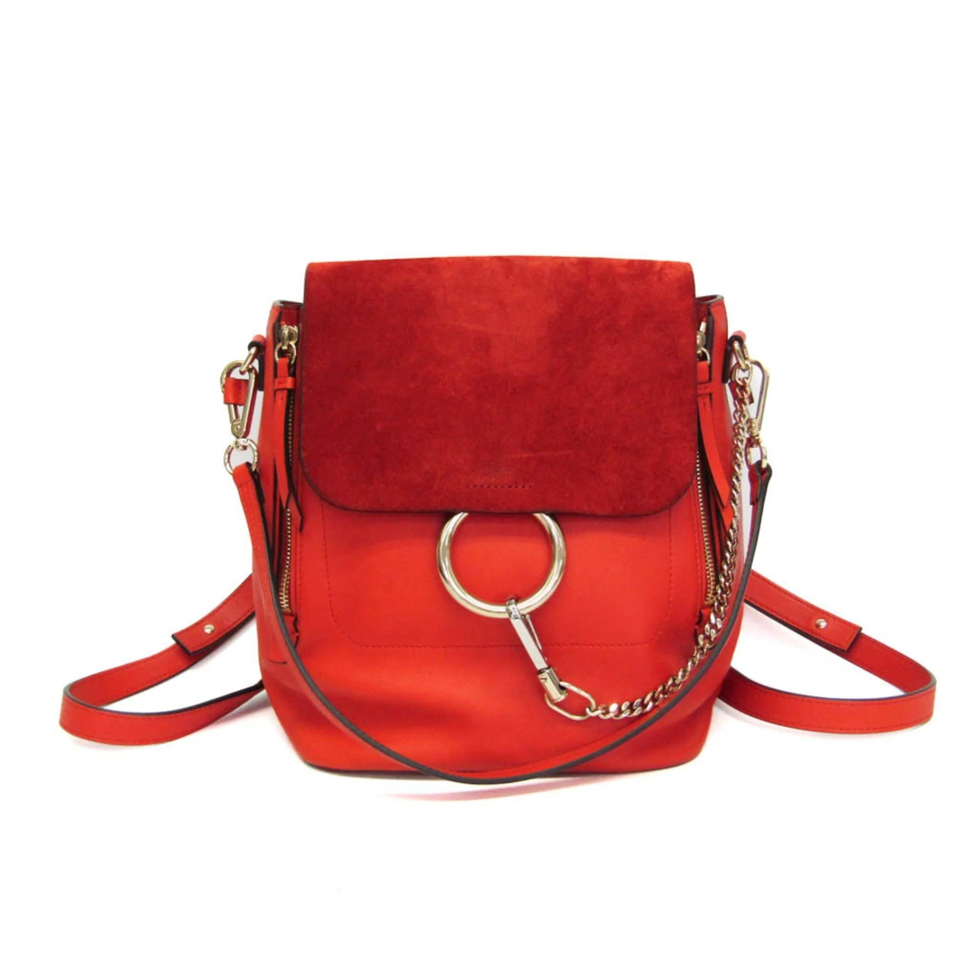 Faye leather backpack