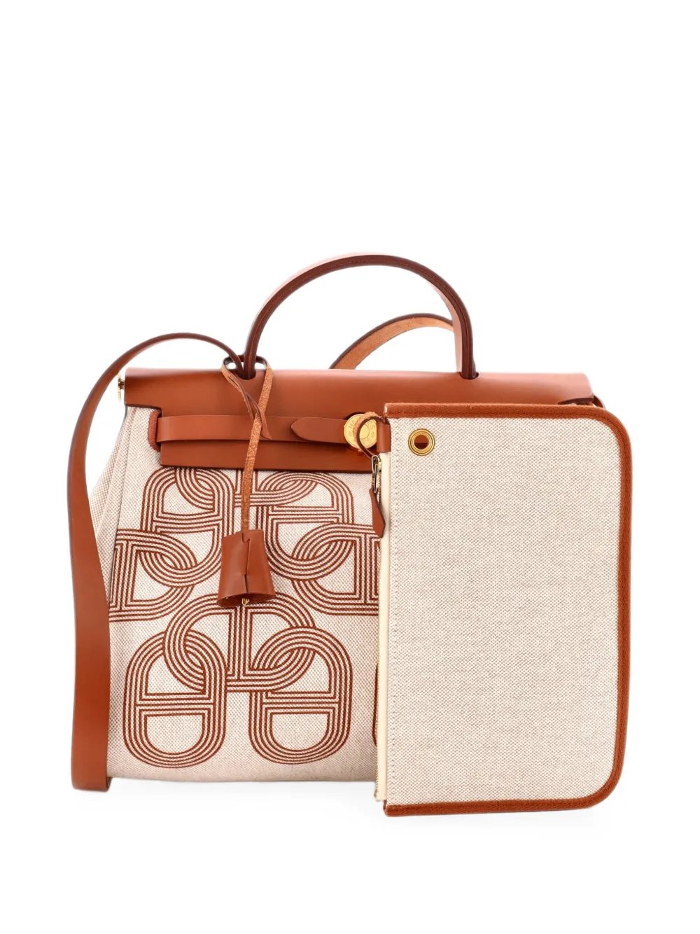 Herbag Zip Circuit 24 Vache Hunter and Leather 31 satchel
