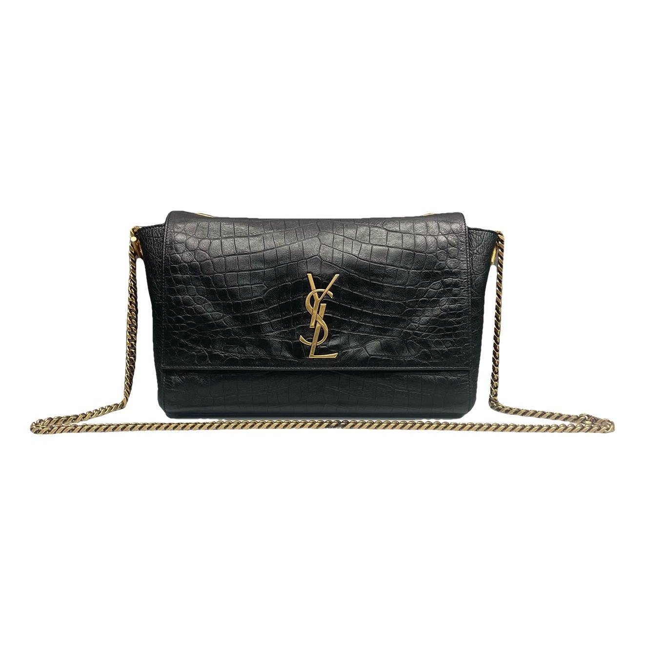 Reversible kate leather handbag