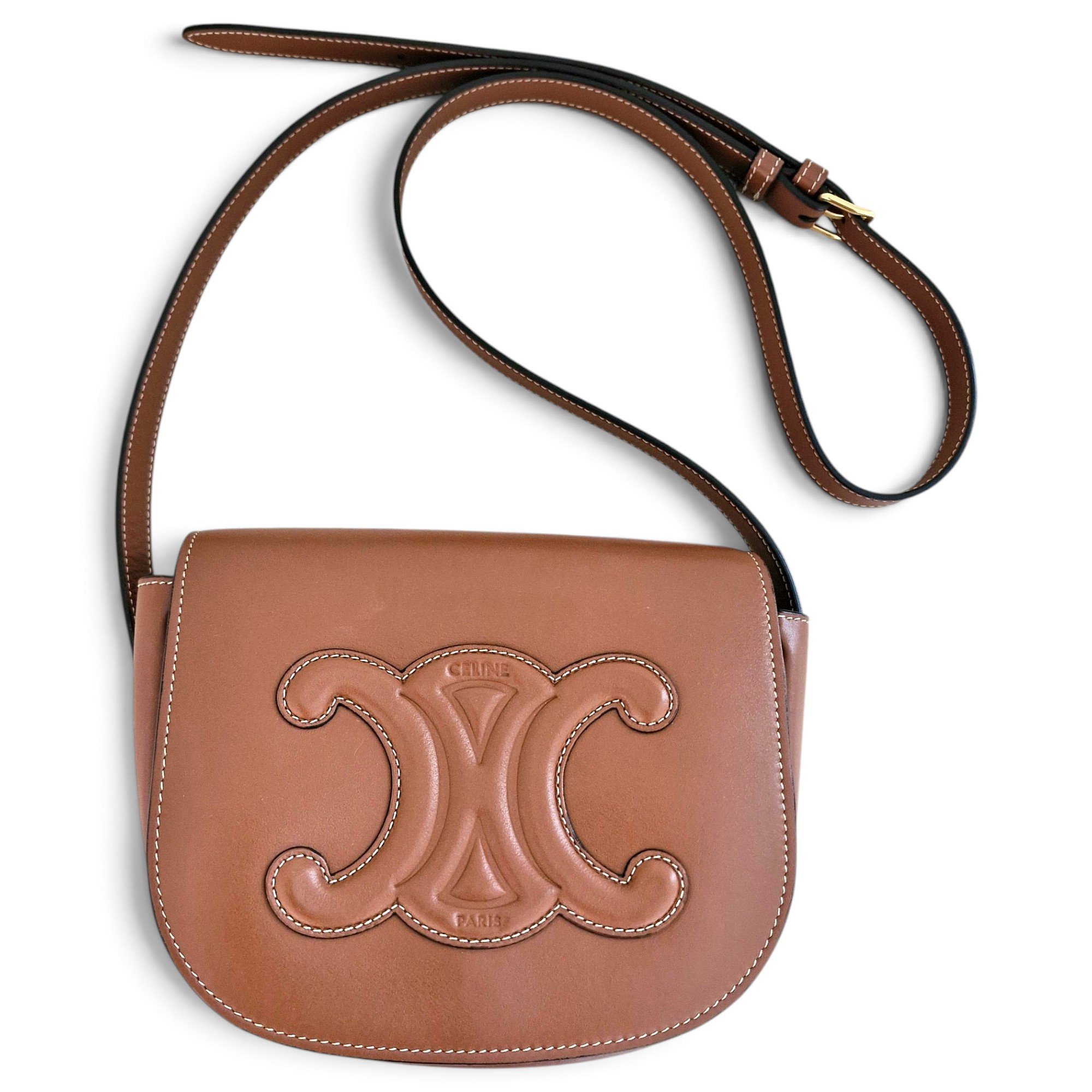 Folco leather crossbody bag