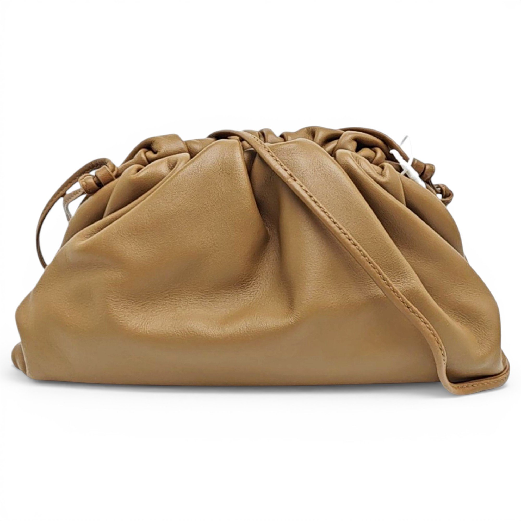 Pouch leather handbag