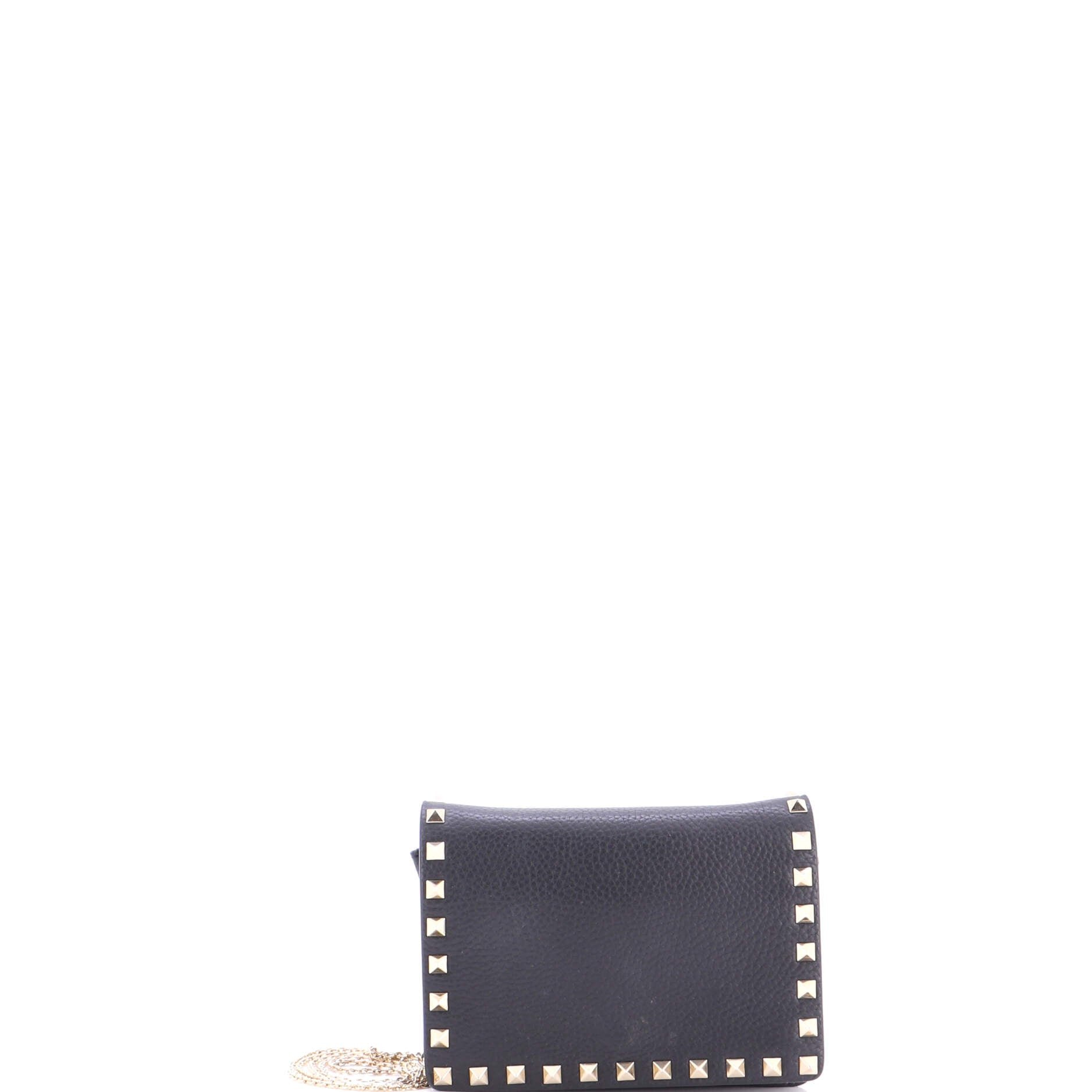 Rockstud Pouch Crossbody Bag Leather Mini