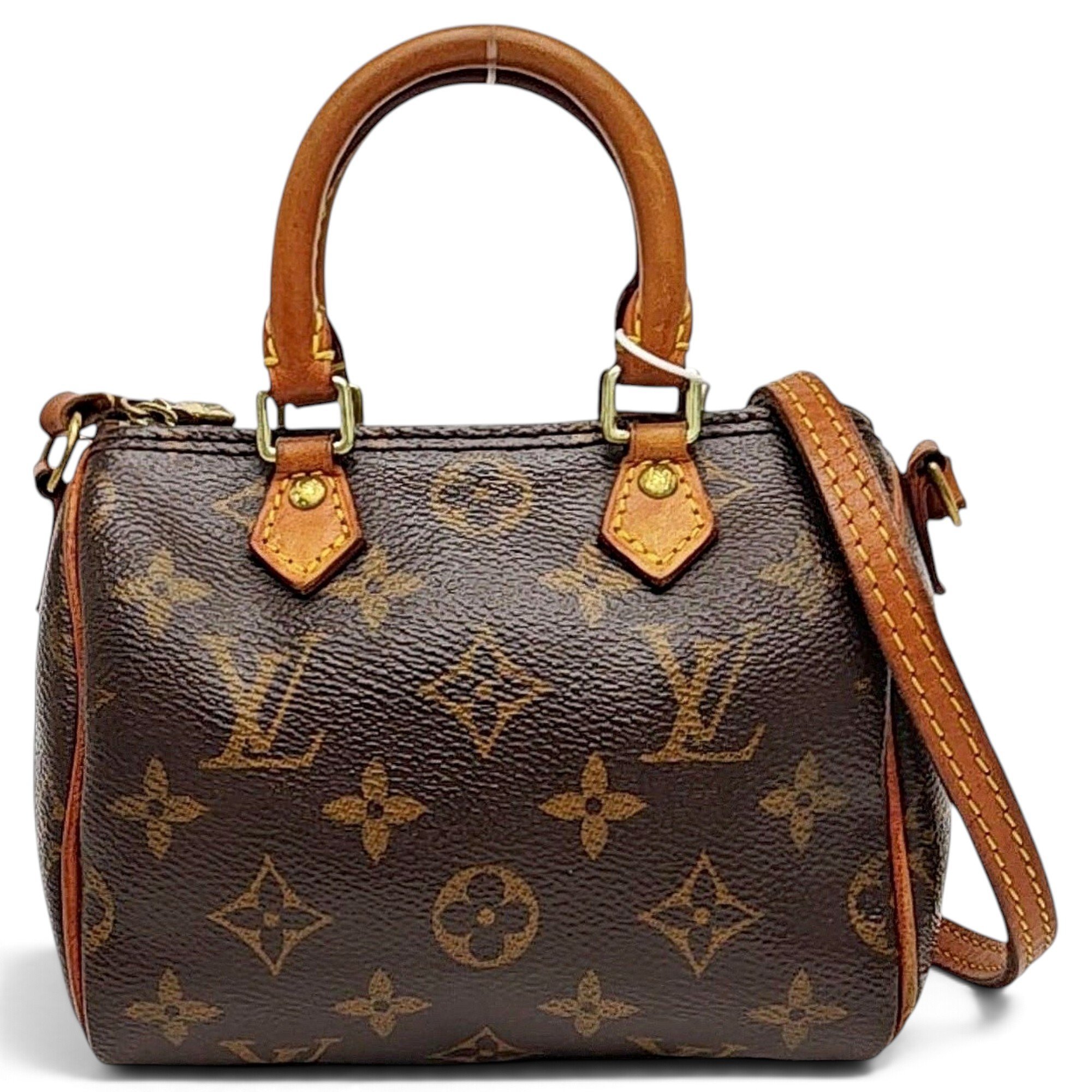 Nano Speedy / Mini HL leather handbag