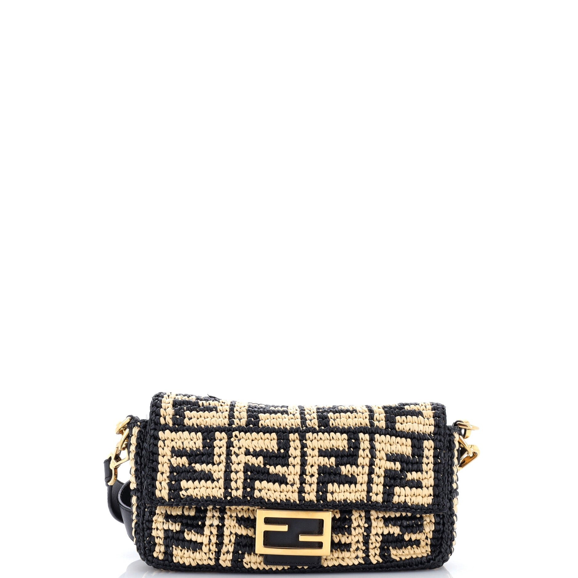 Baguette NM Bag Zucca Raffia Medium
