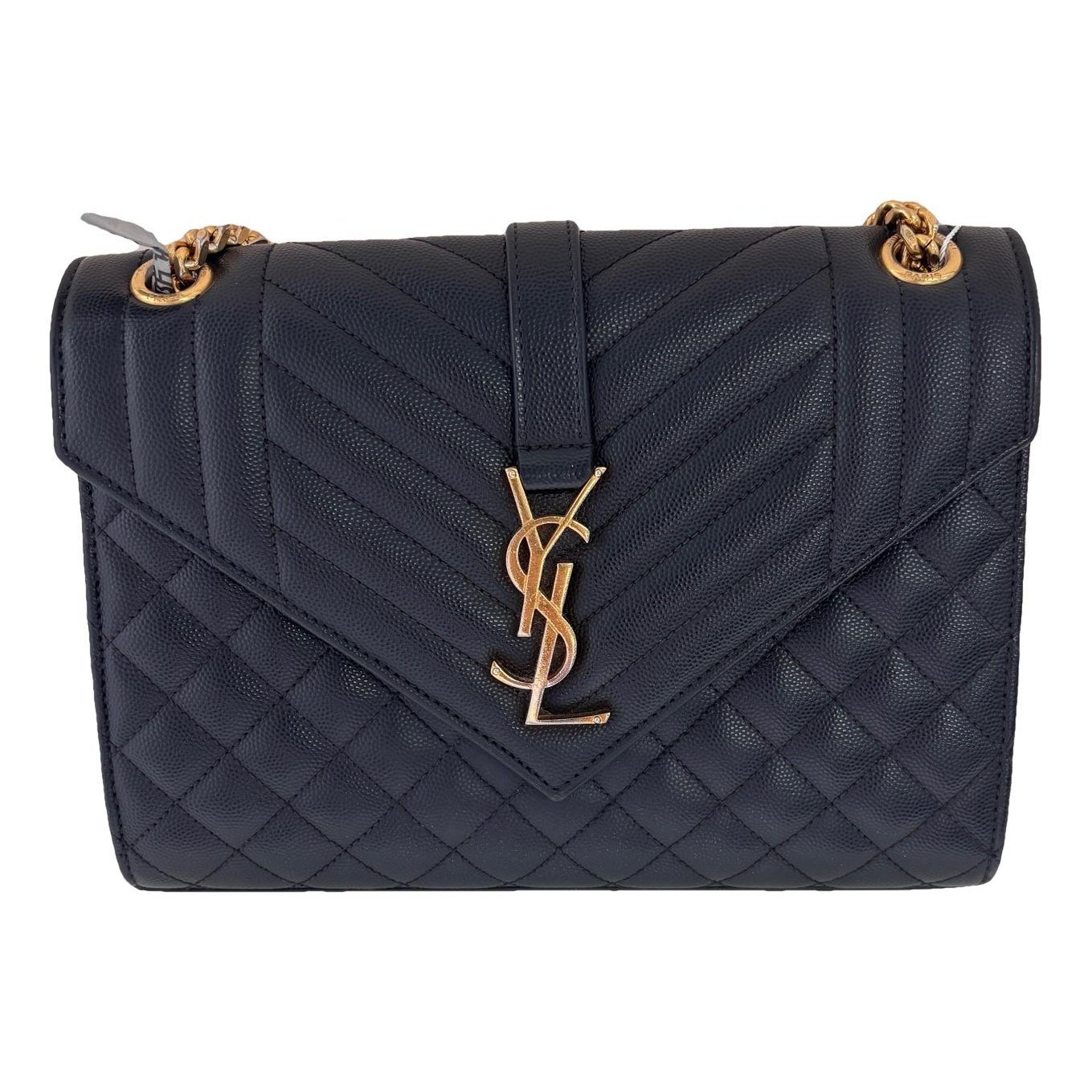 Envelope leather handbag
