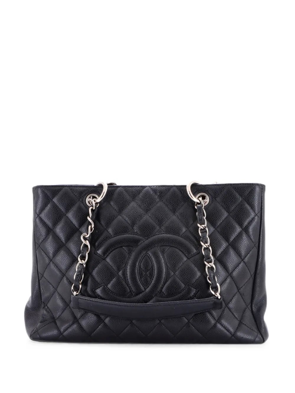 Grand Shopping Quilted Caviar tote bag