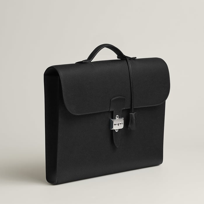 Noir Sac a Depeches Light 1-37 Briefcase