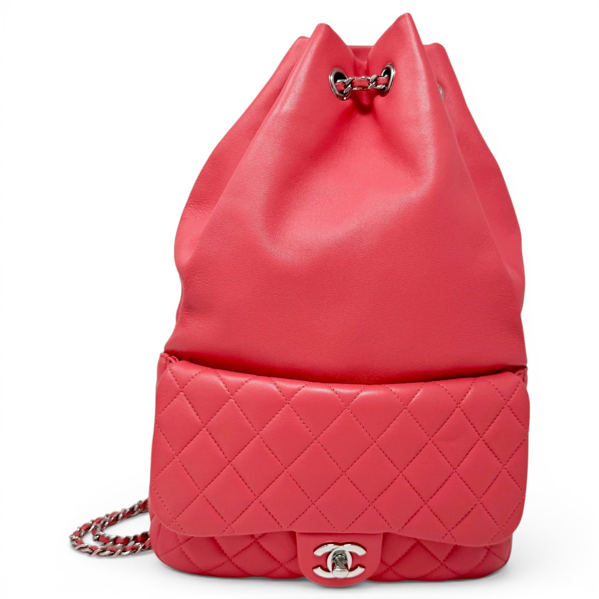 Leather backpack