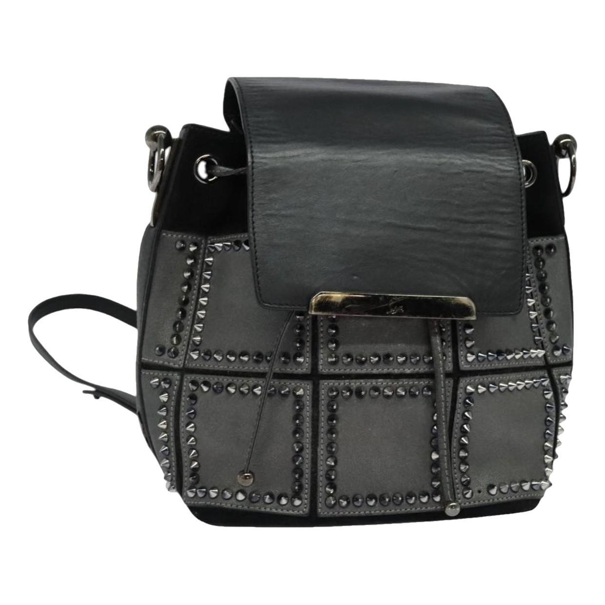 Leather backpack