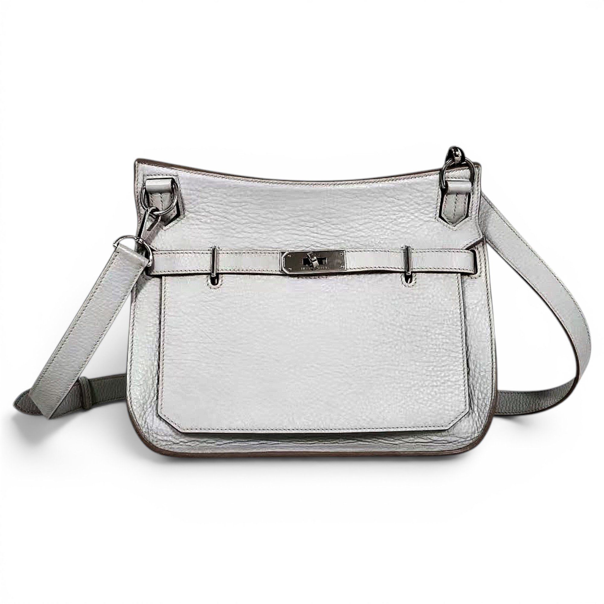 Hermes Jypsiere 28 Handbag White