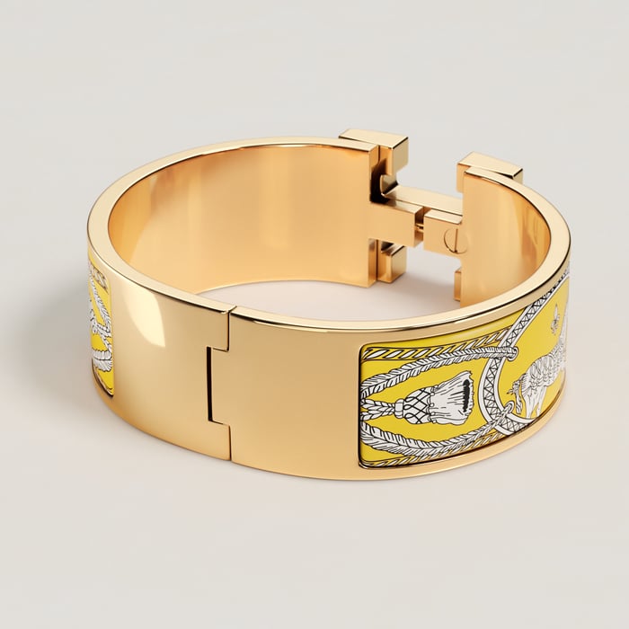 Crépuscule Jaune Clic Clac H Grand Apparat Bracelet