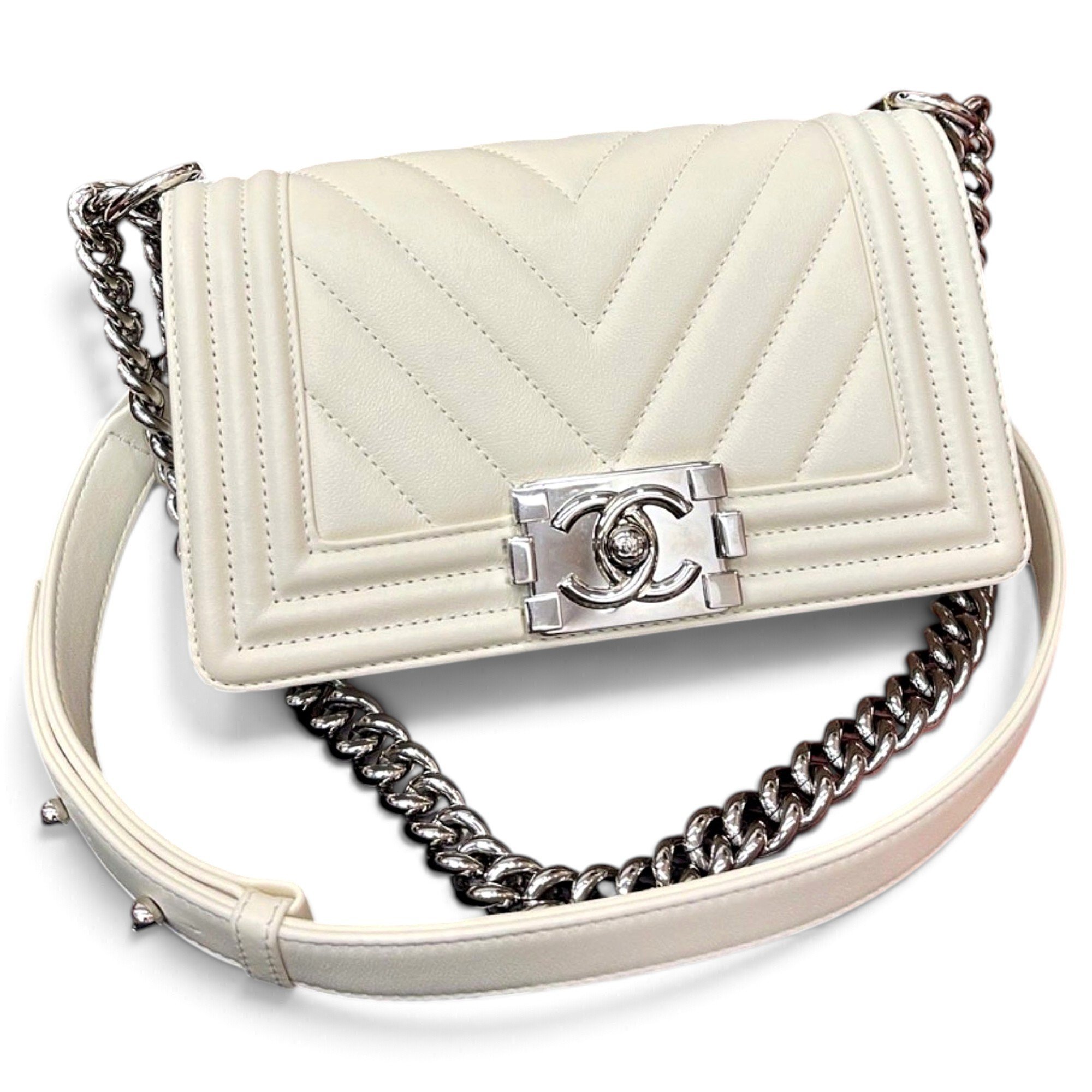 Boy leather crossbody bag