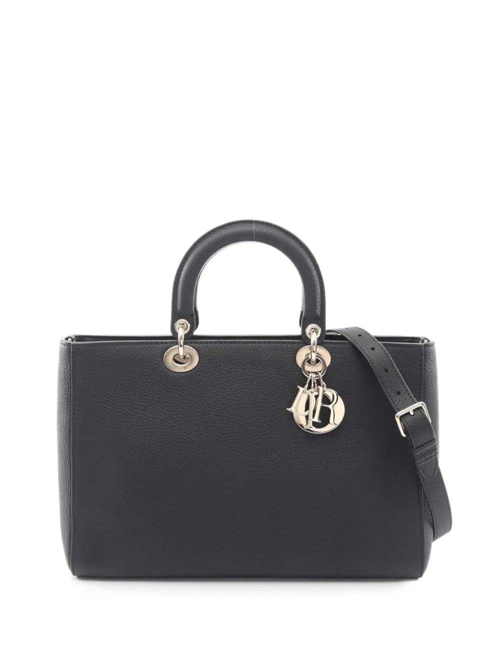 Dior 2000-2026 Large Grained Calfskin Lady D Sire satchel