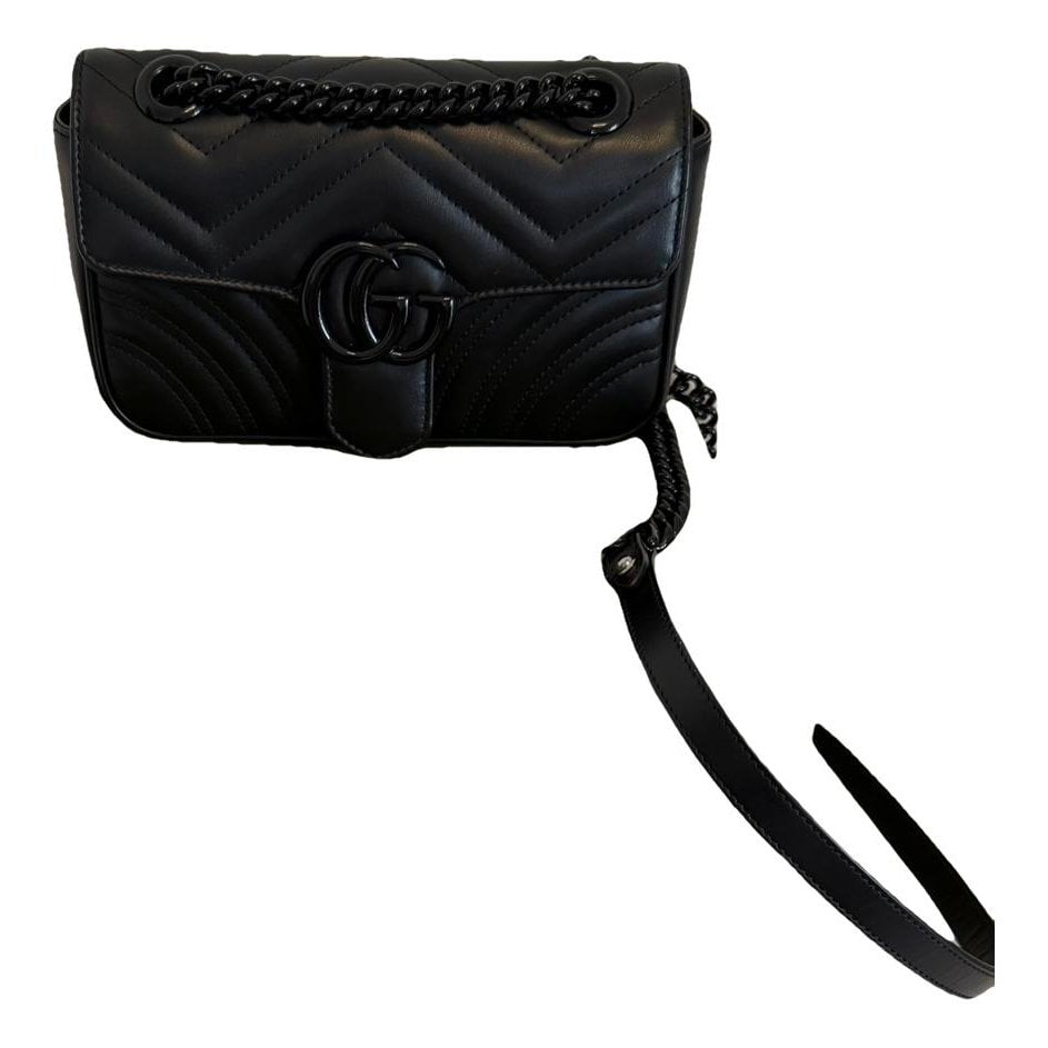 GG Marmont Flap leather handbag