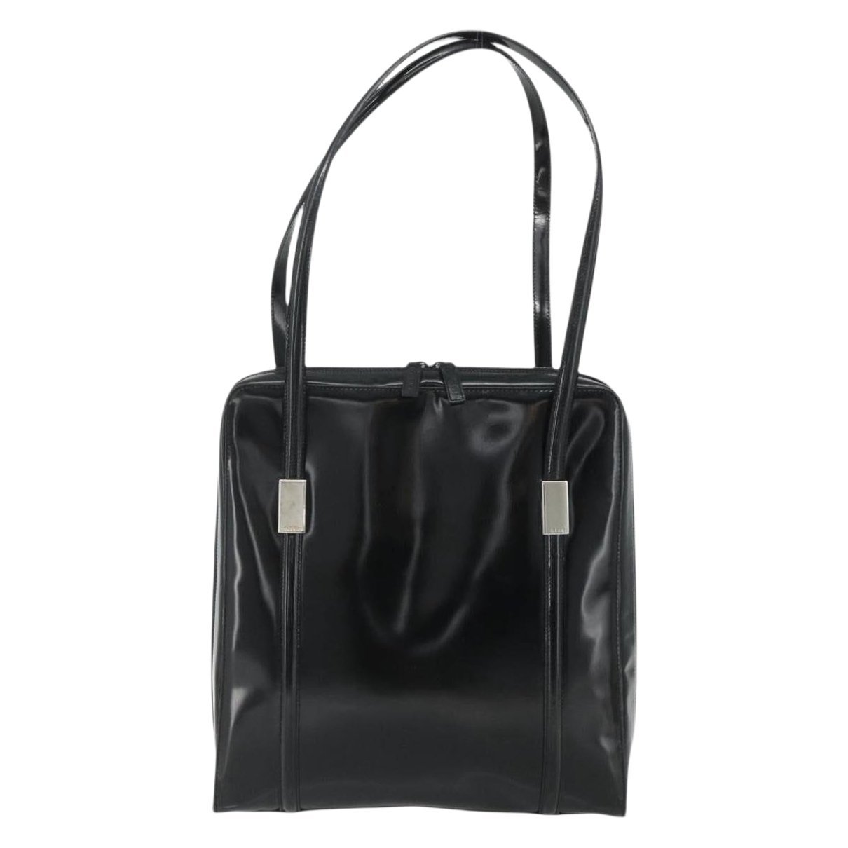 Patent leather tote
