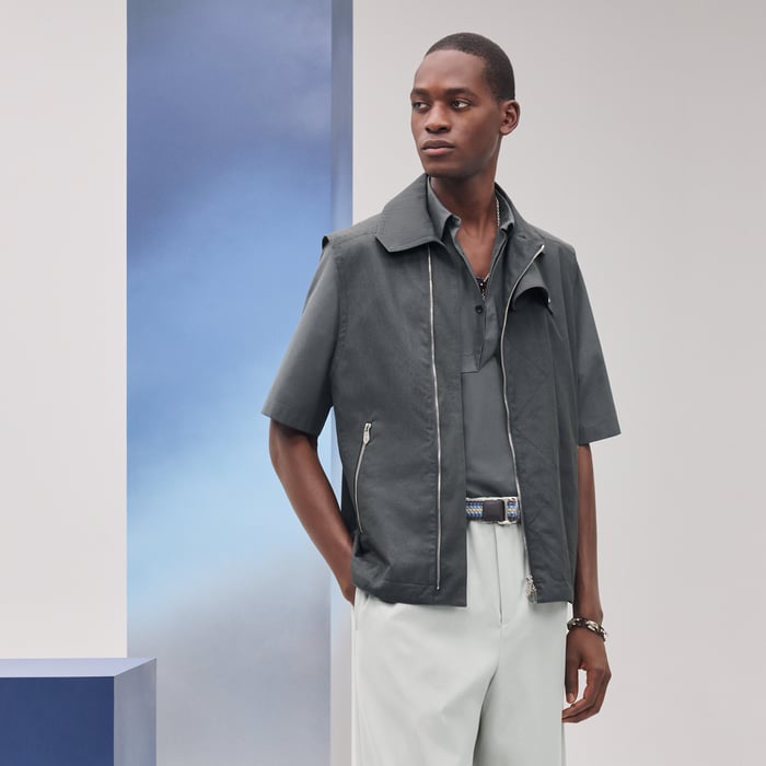 Orage Jacket With Flap Collar