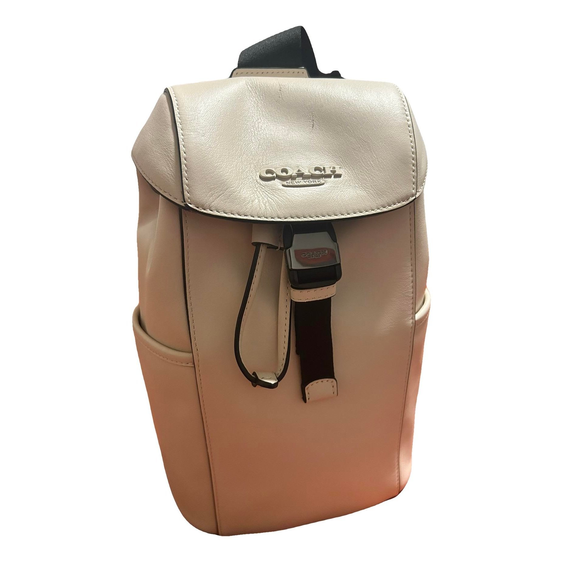 Leather backpack