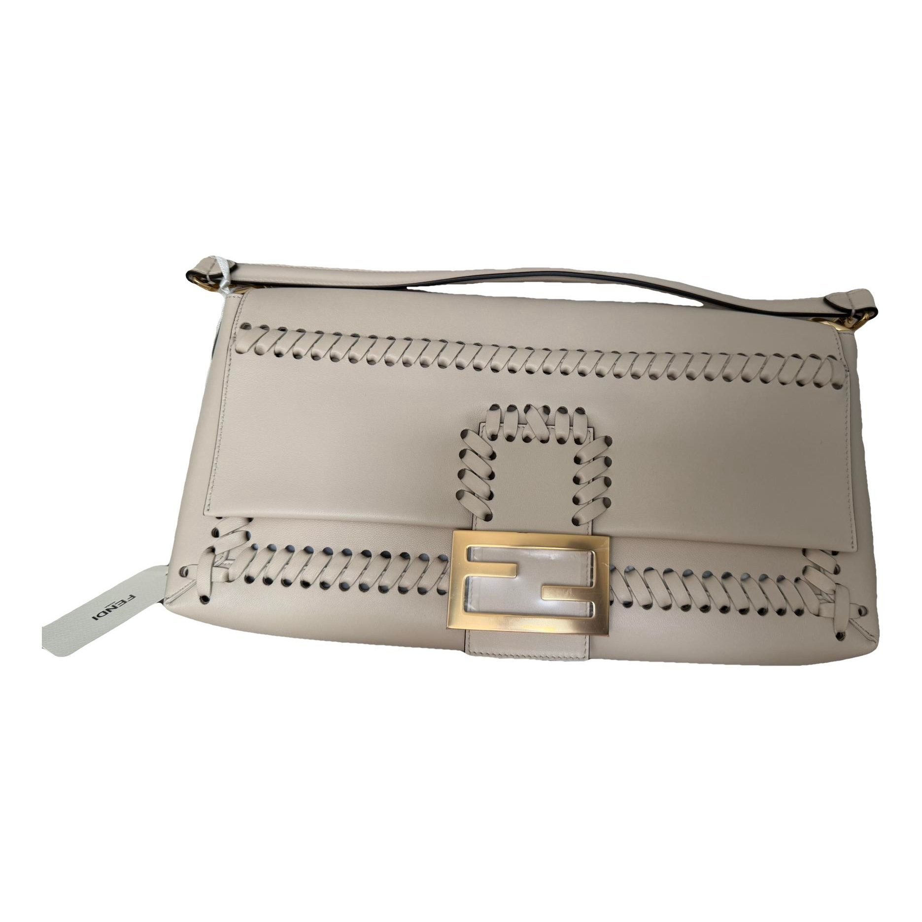 Baguette leather handbag
