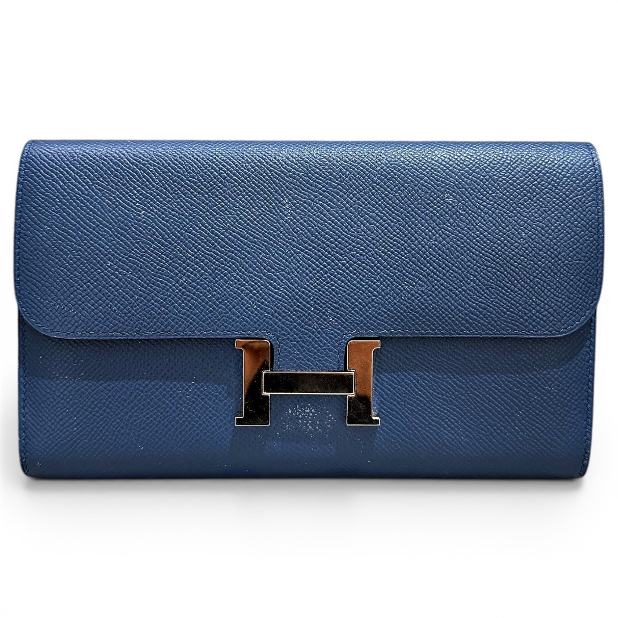 Constance leather clutch bag