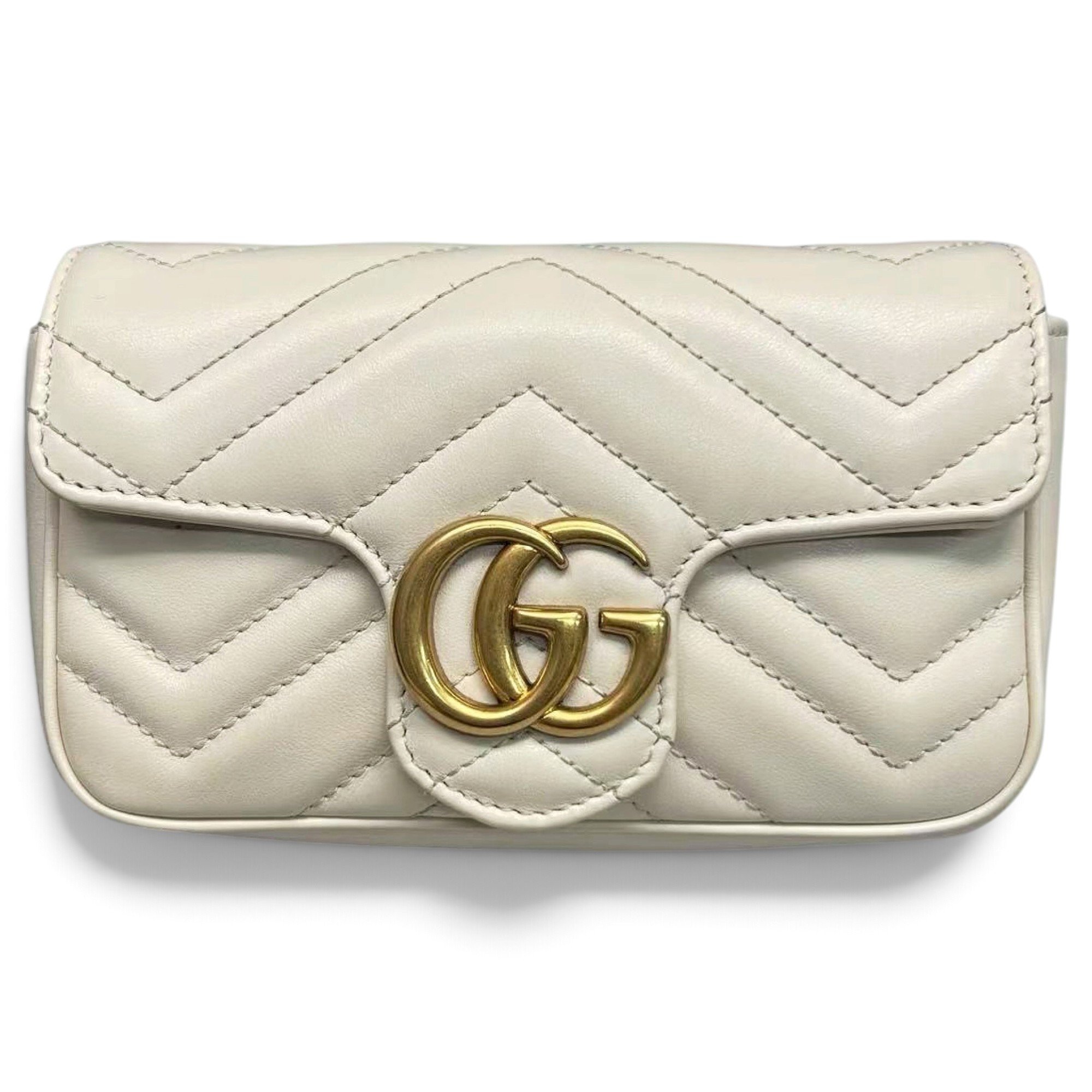 GG Marmont Ribbon leather crossbody bag