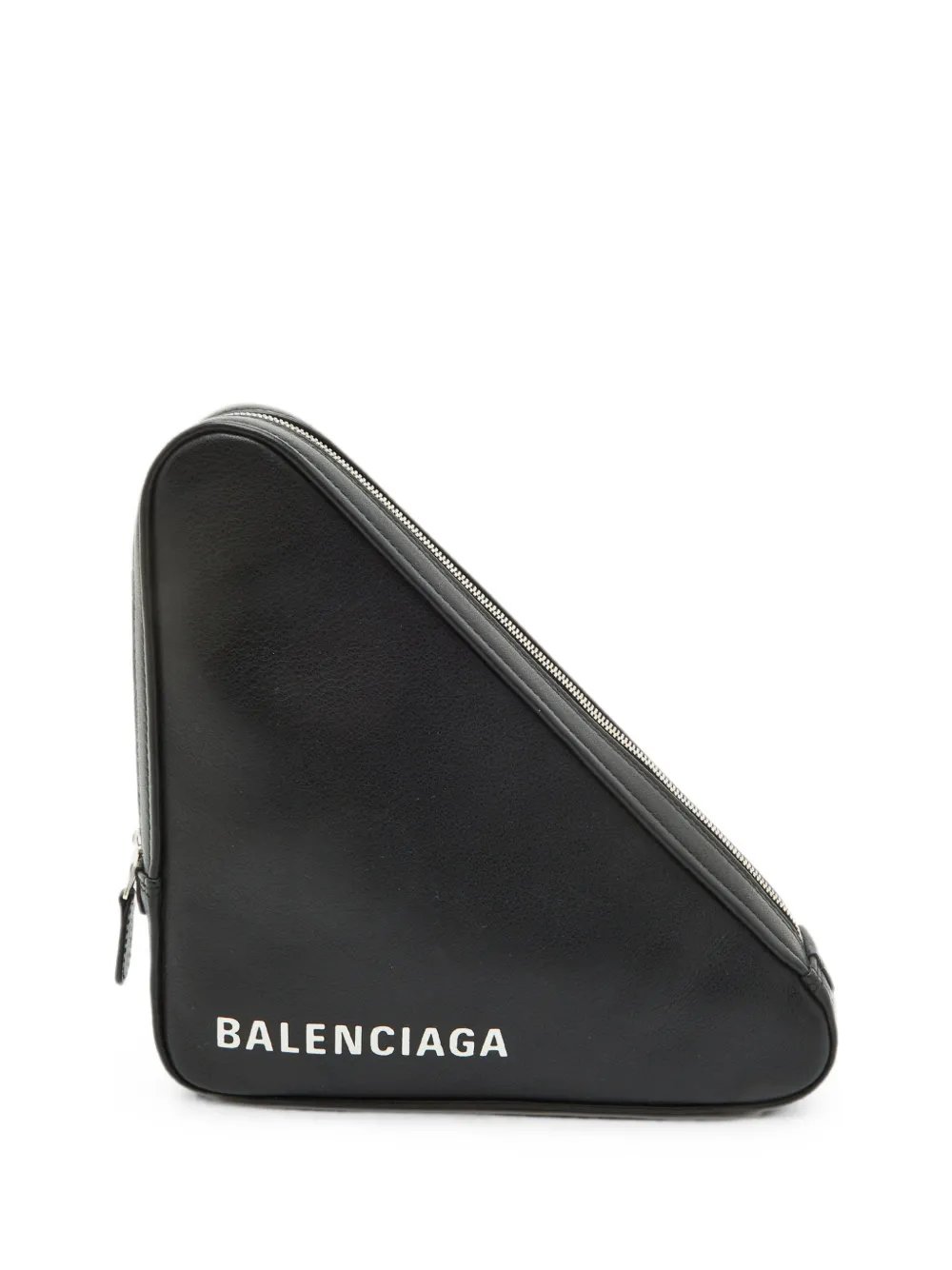 medium Triangle zip clutch bag