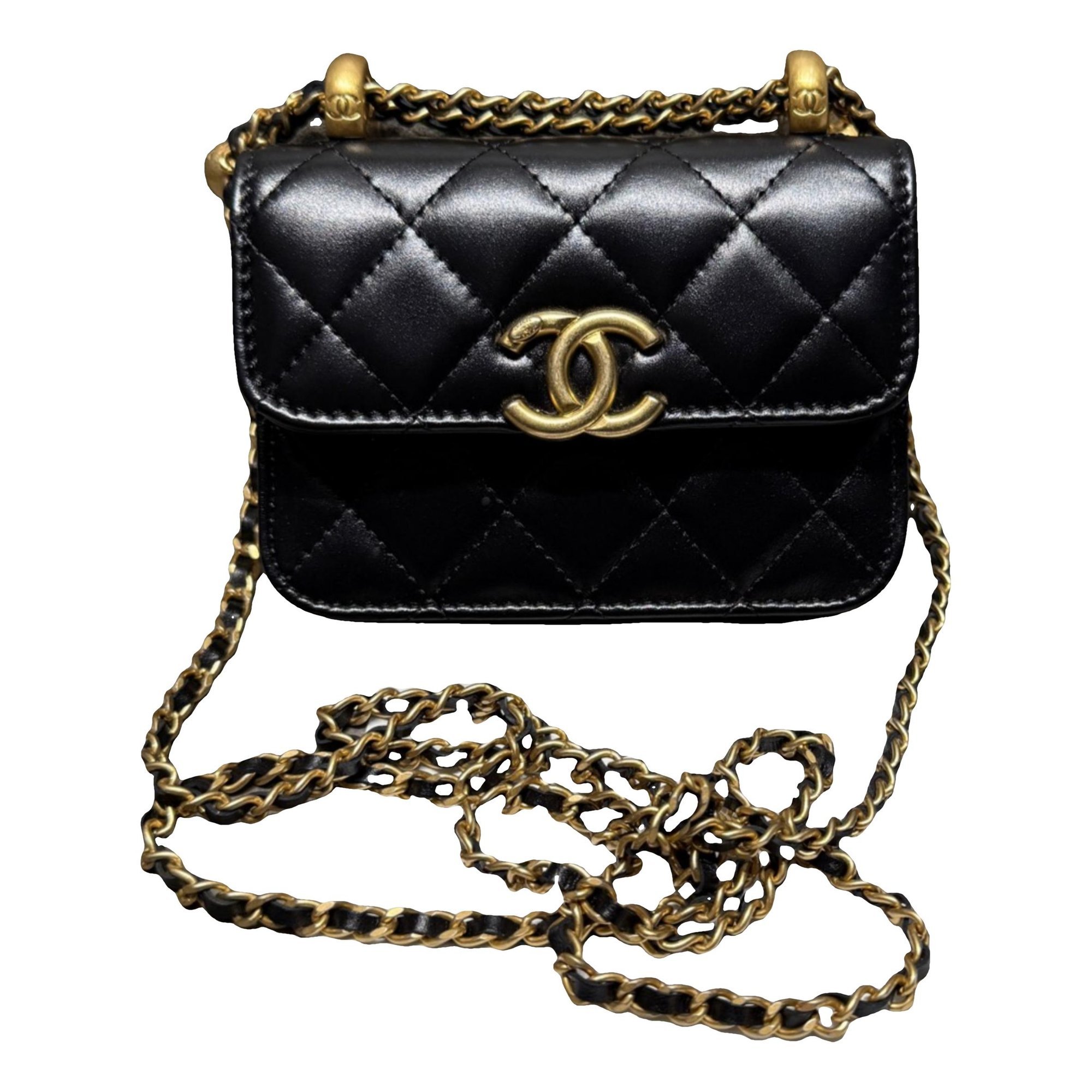 Wallet On Chain Timeless/Classique leather crossbody bag