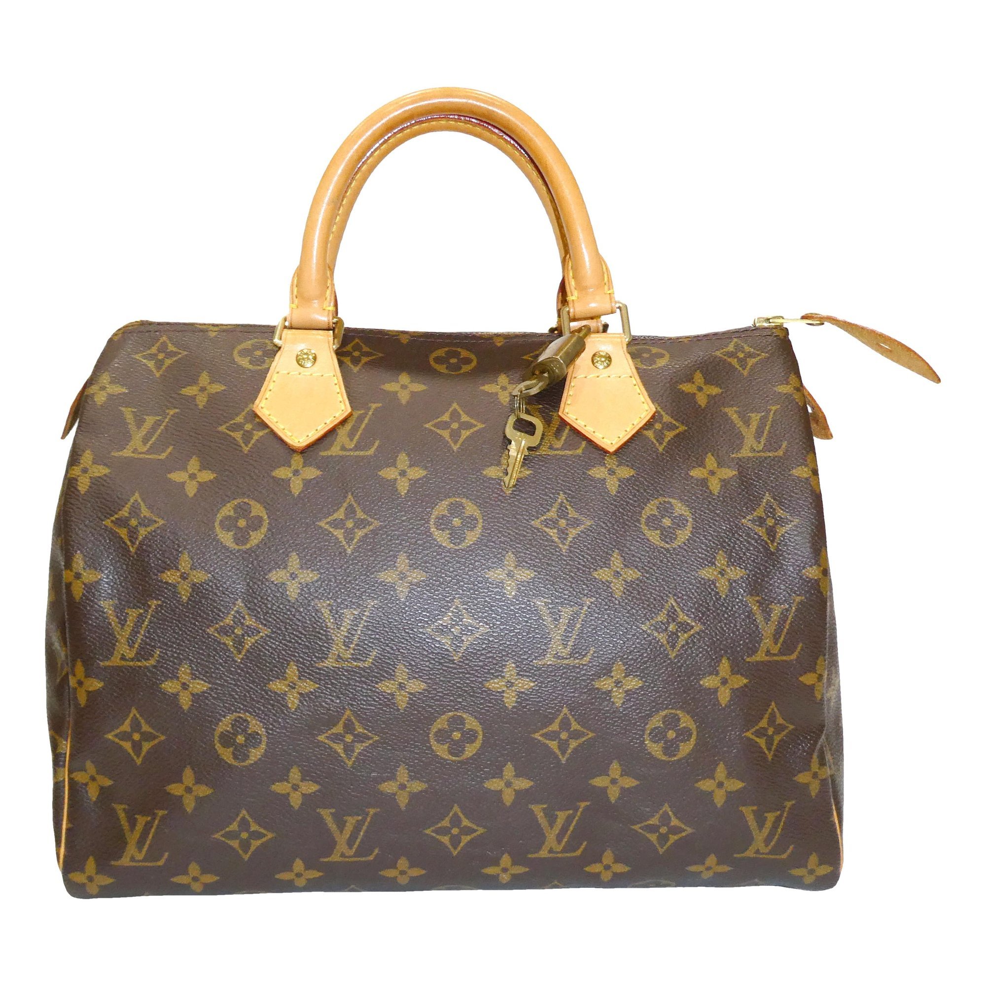 Speedy leather handbag