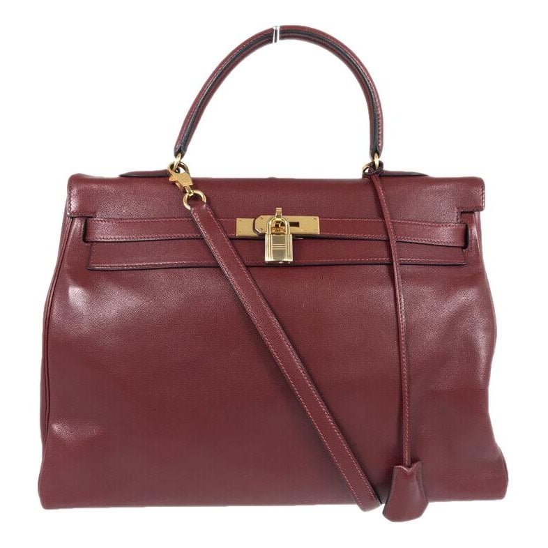 Kelly 35 leather handbag