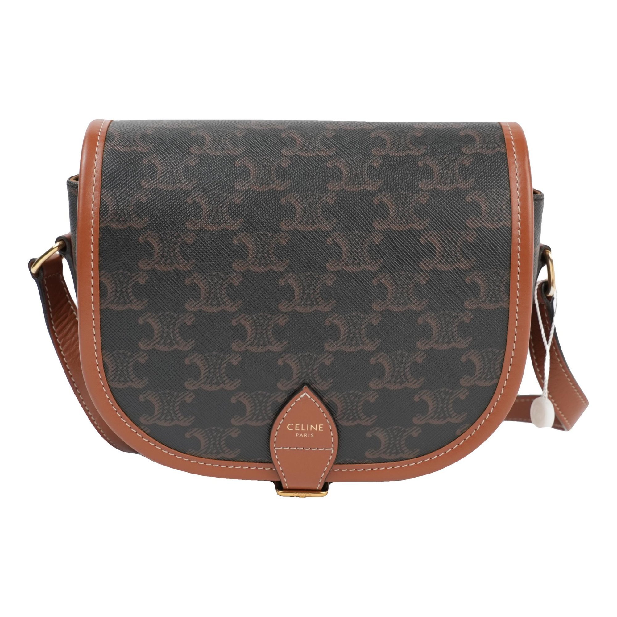 Patent leather handbag