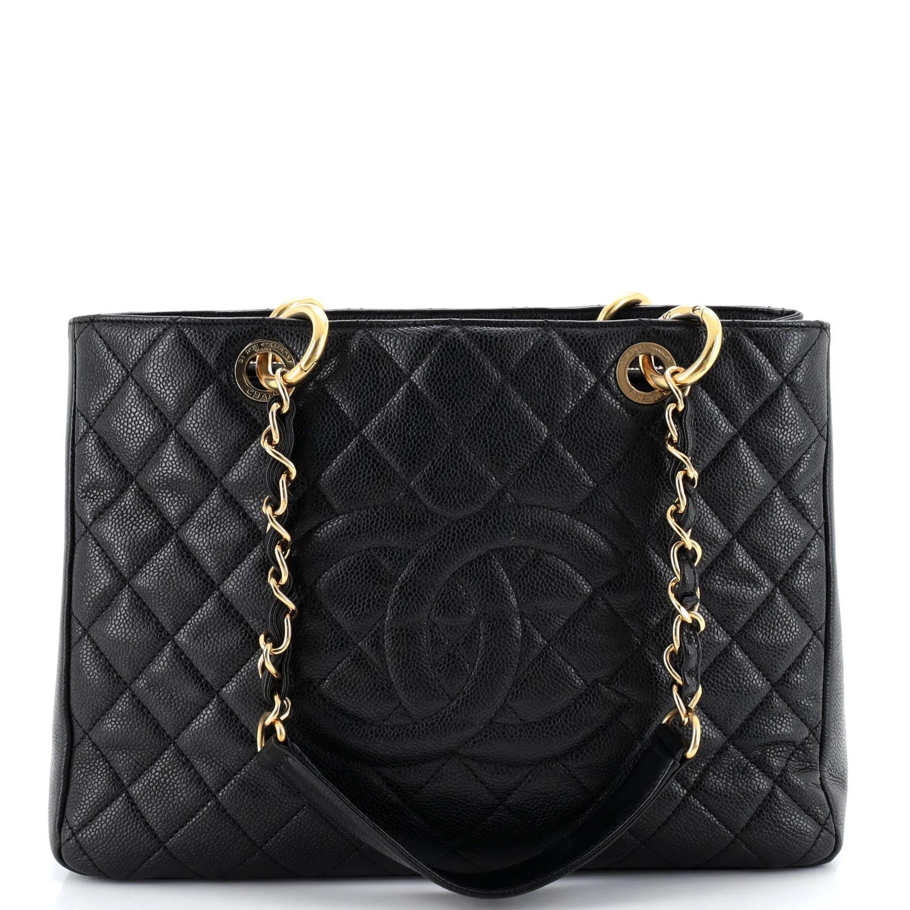 Classic CC Shopping leather tote