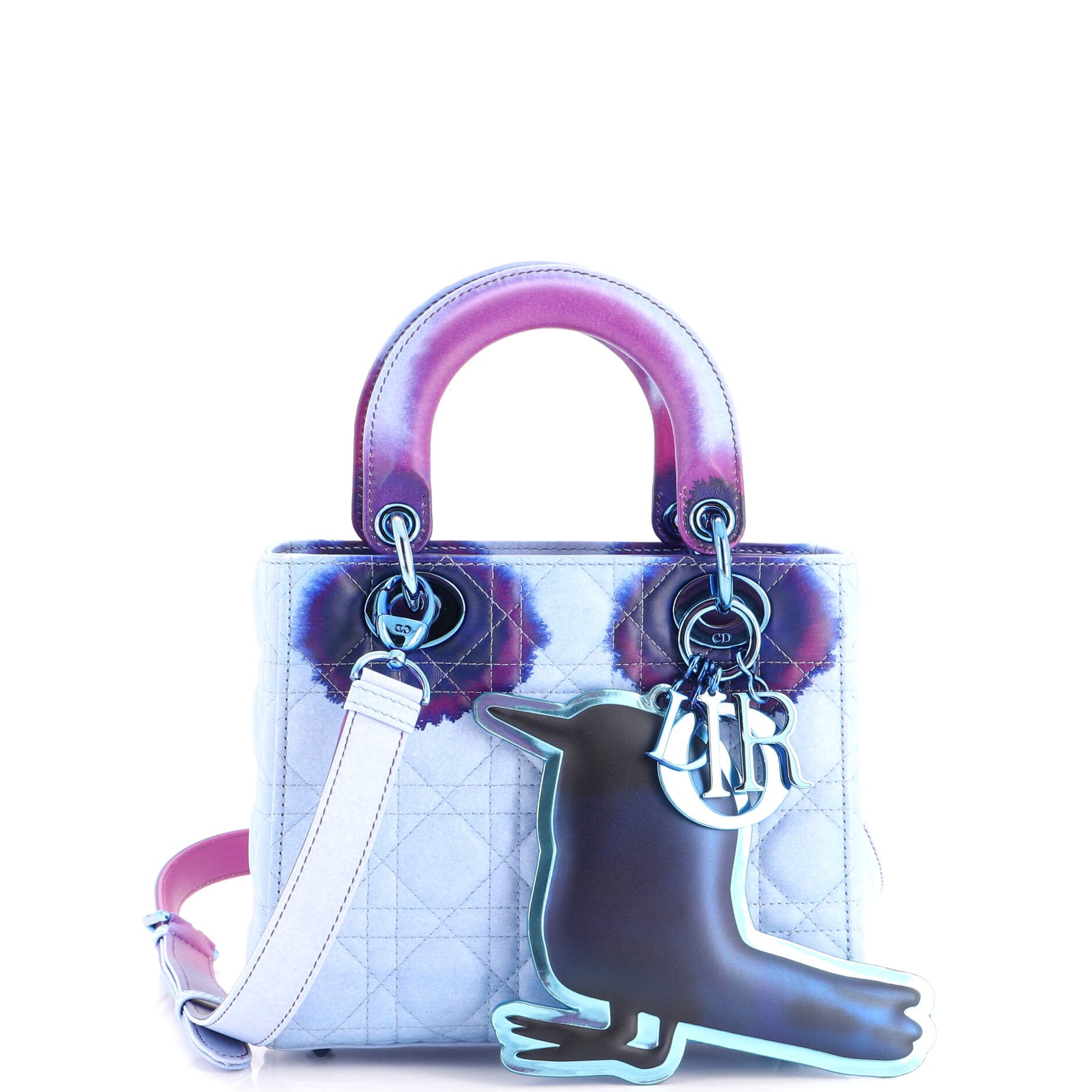 Lady Dior Art Bag Limited Edition Francoise Petrovitch Cannage Quilt Leather Small