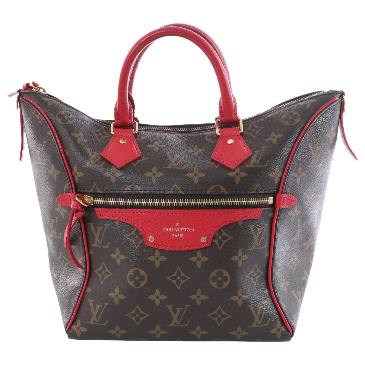 Tournelle leather handbag