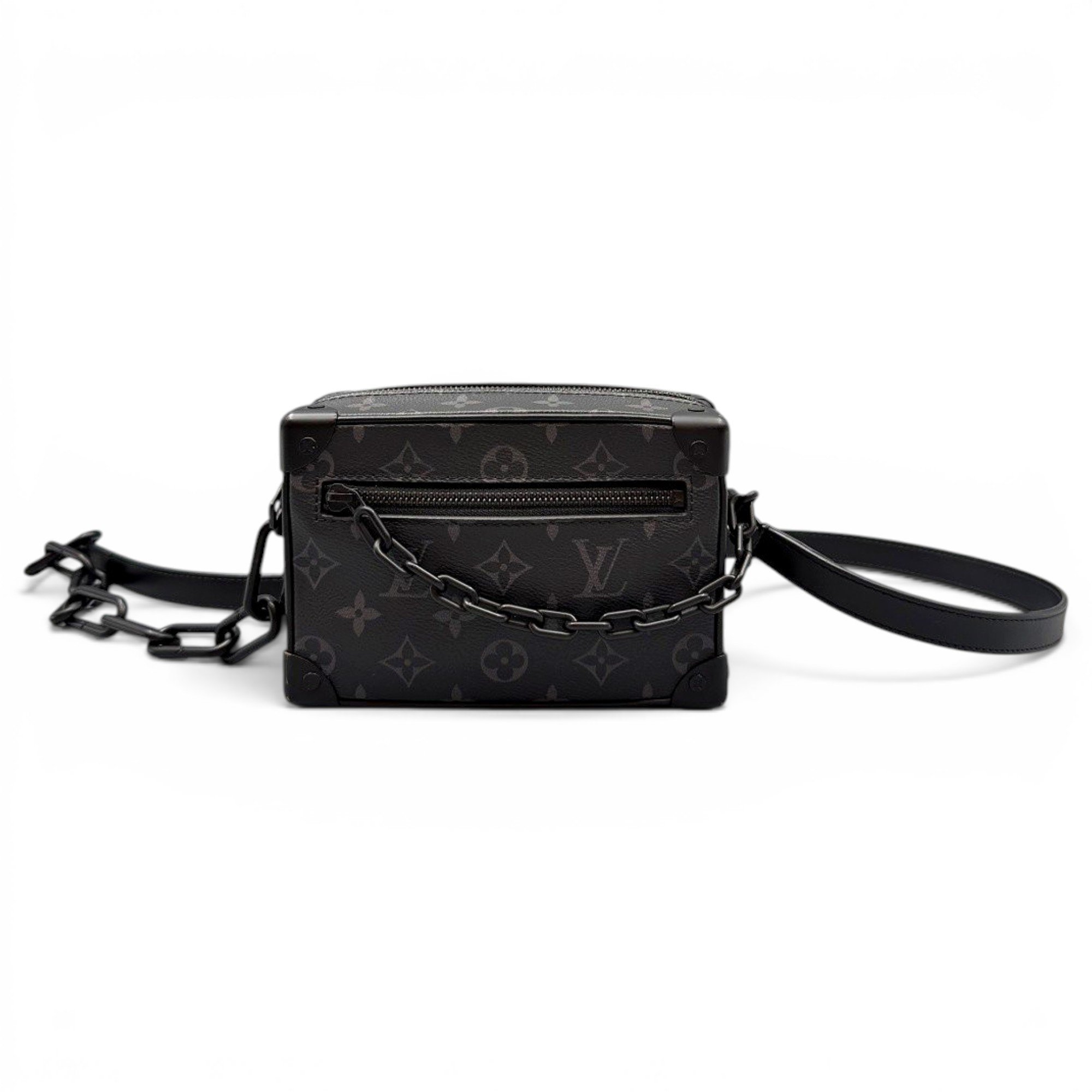 Pochette Trunk leather handbag