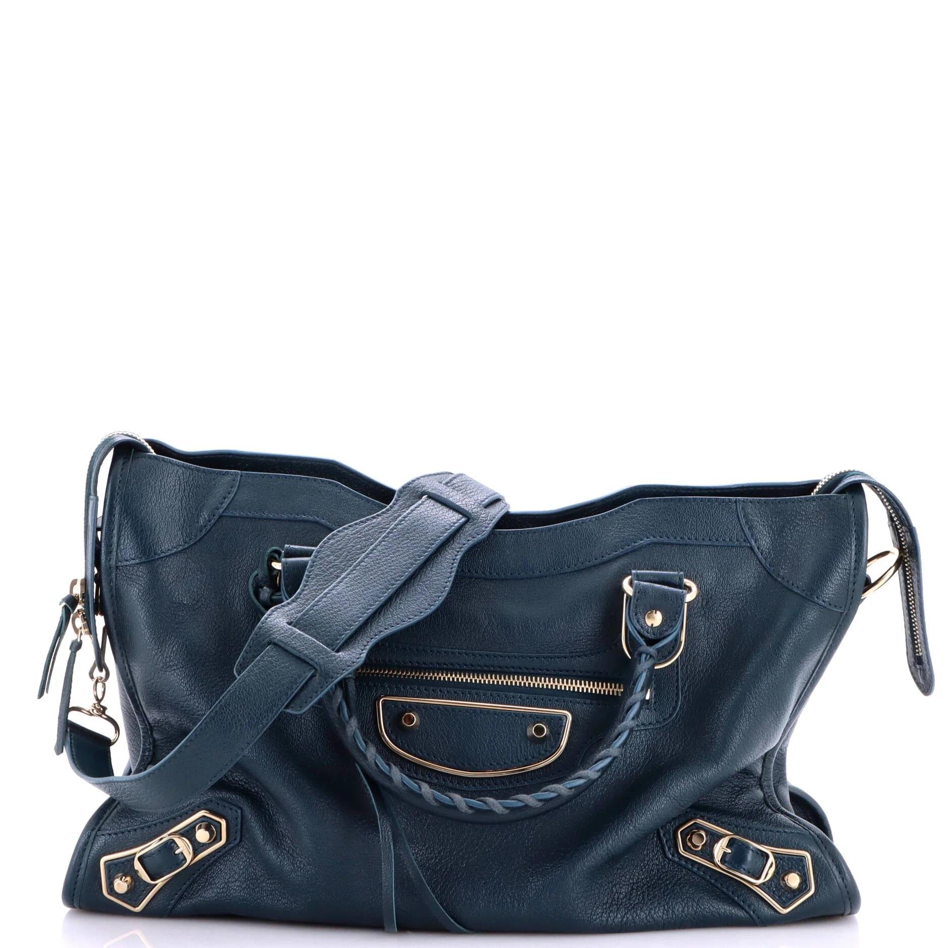 Leather satchel