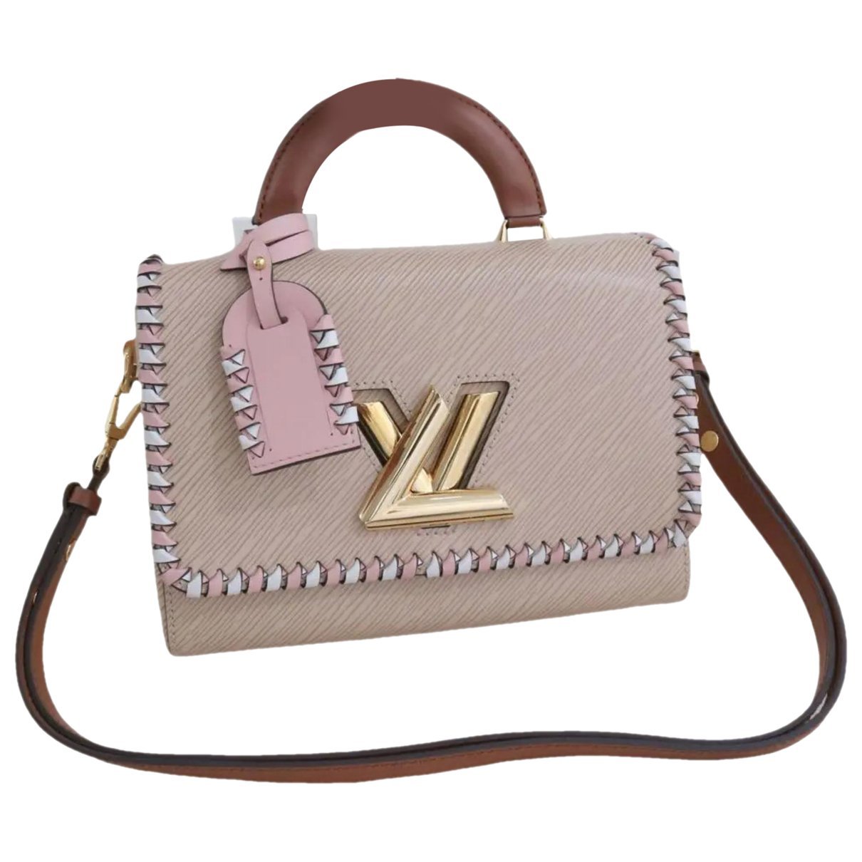 Twist One Handle leather handbag