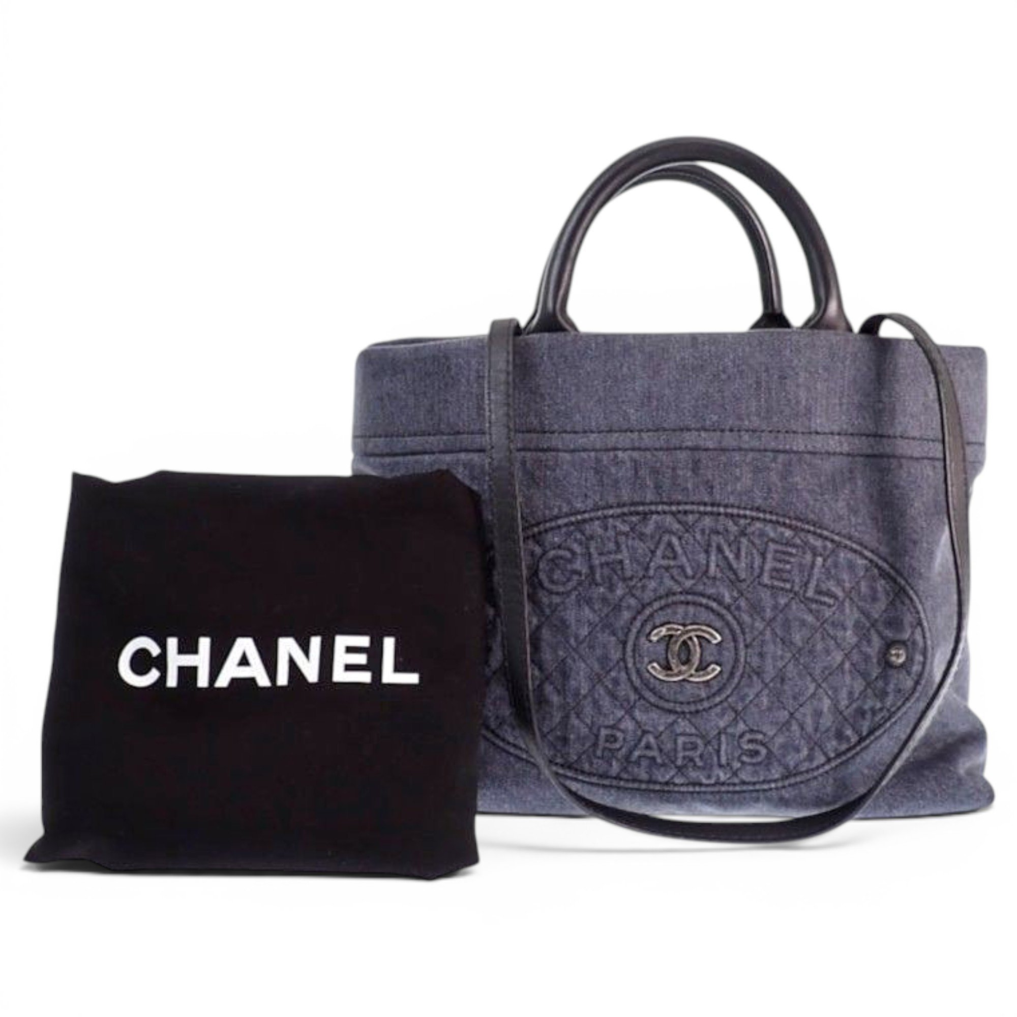 Leather tote