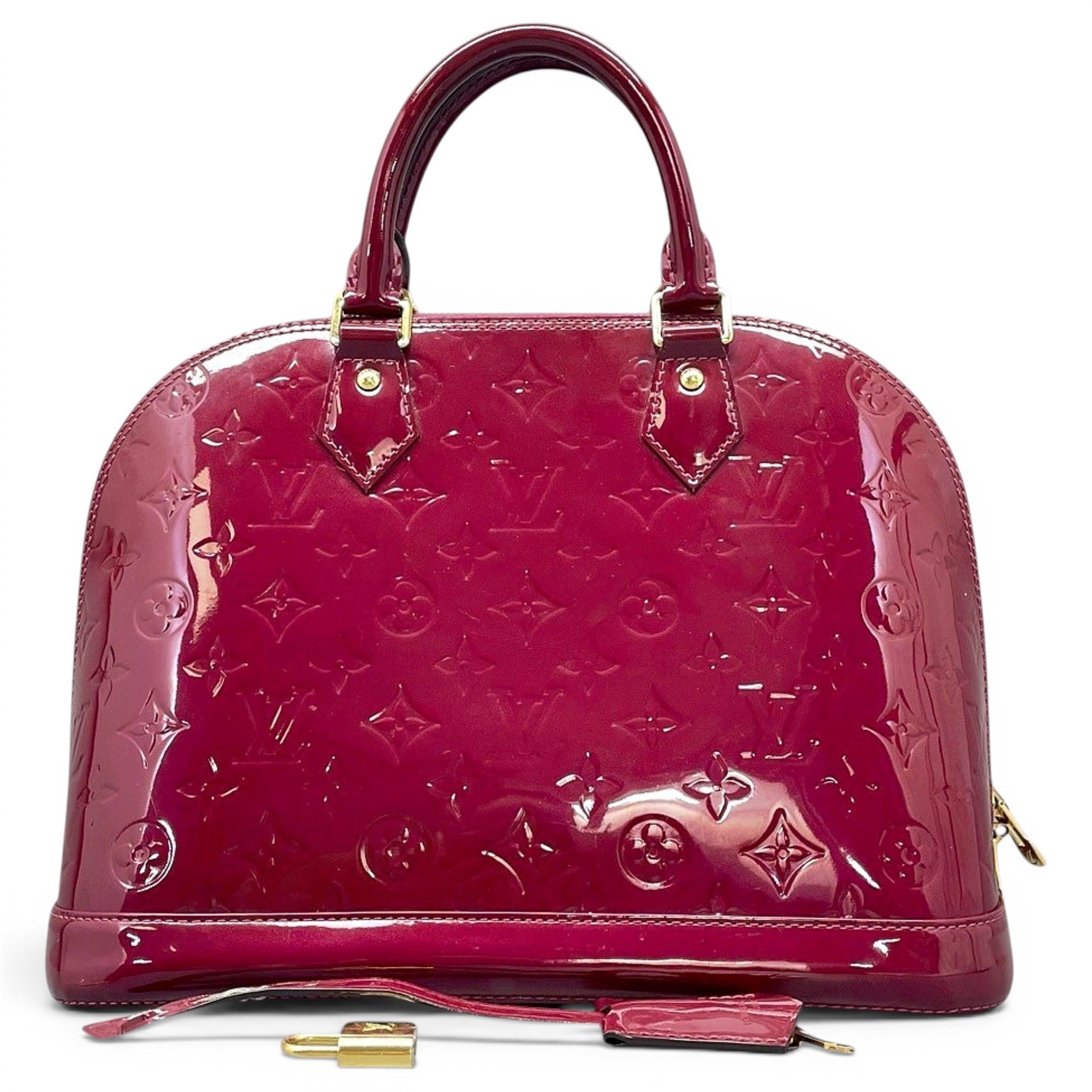 Alma patent leather handbag