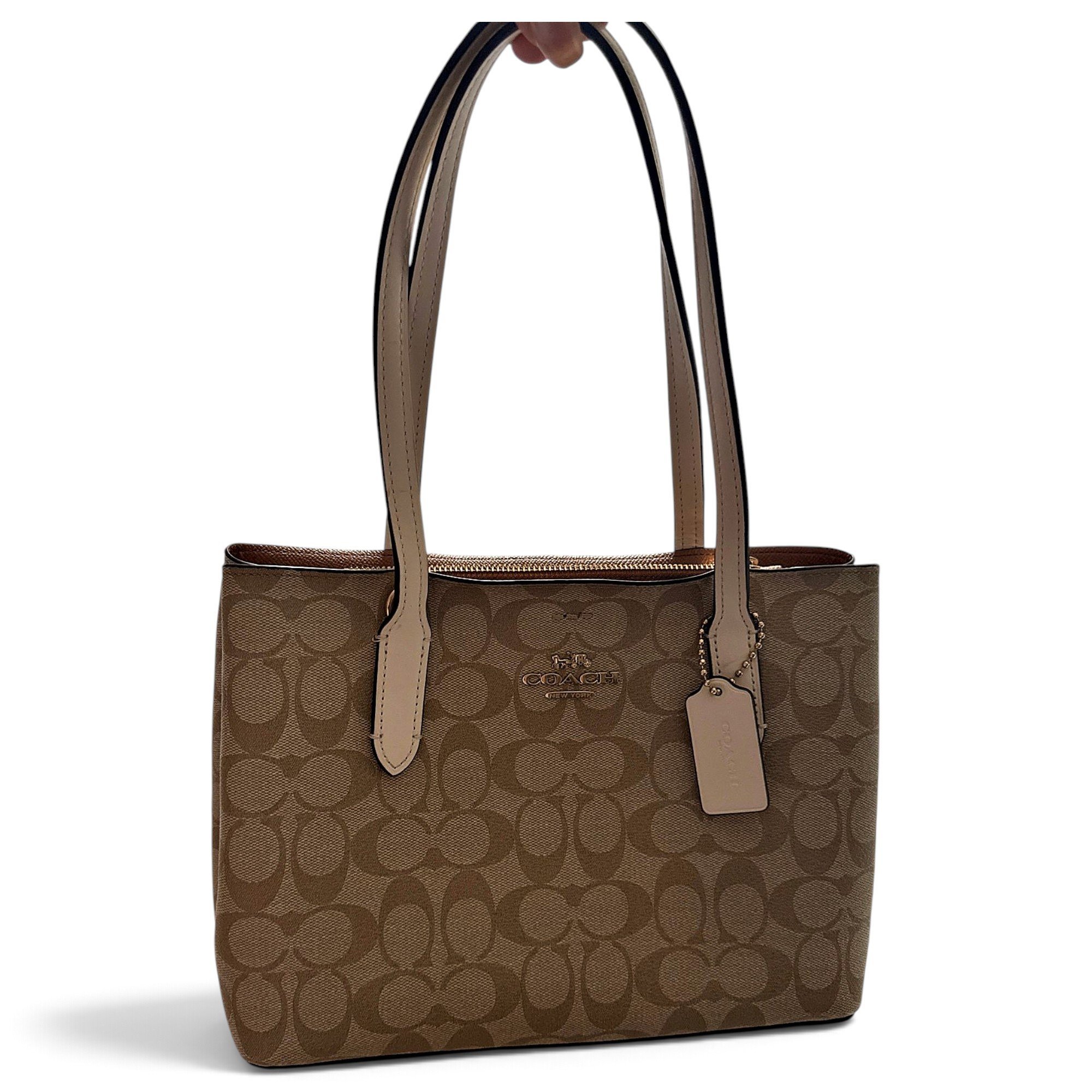 Leather tote