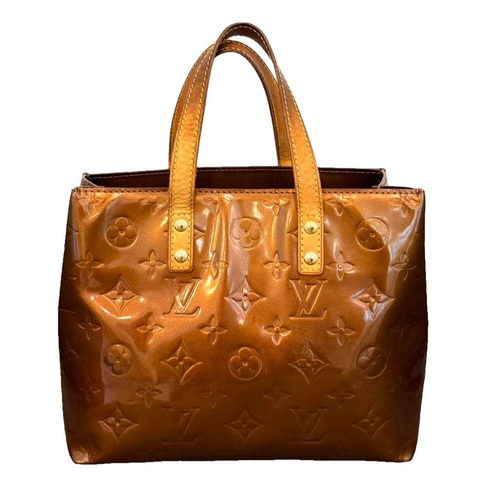 Reade patent leather tote