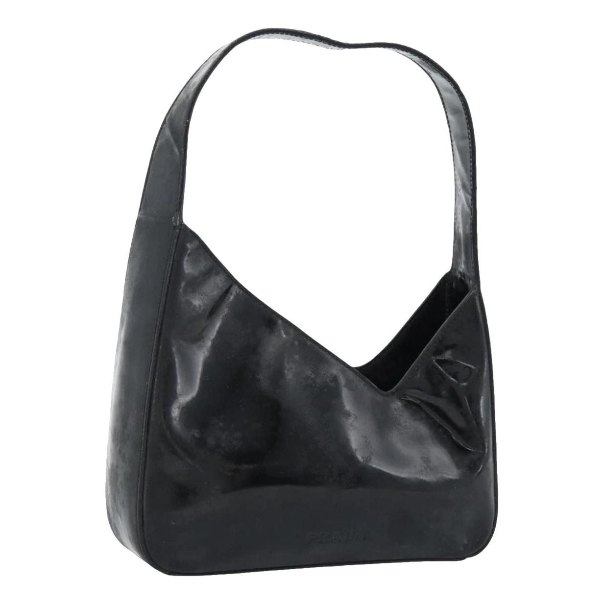 Patent leather handbag